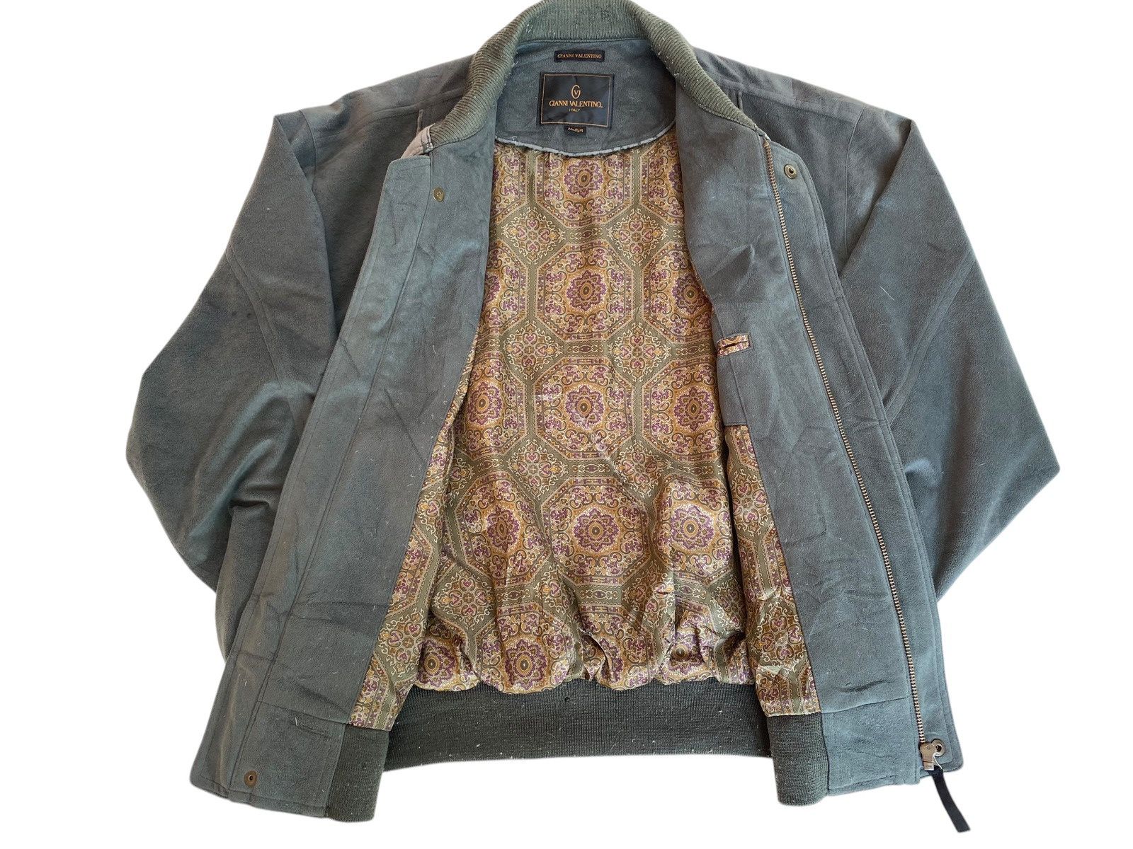 Vintage Vtg Gianni Valentino Bomber Jacket Size US M / EU 48-50 / 2 - 6 Thumbnail