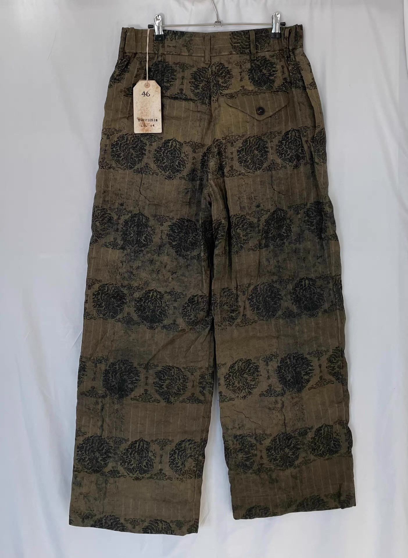 Ziggy Chen Ziggy Chen 22SS Phoenix Print Straight-Leg Pants Ｑ21 Size US 34 / EU 50 - 4 Thumbnail
