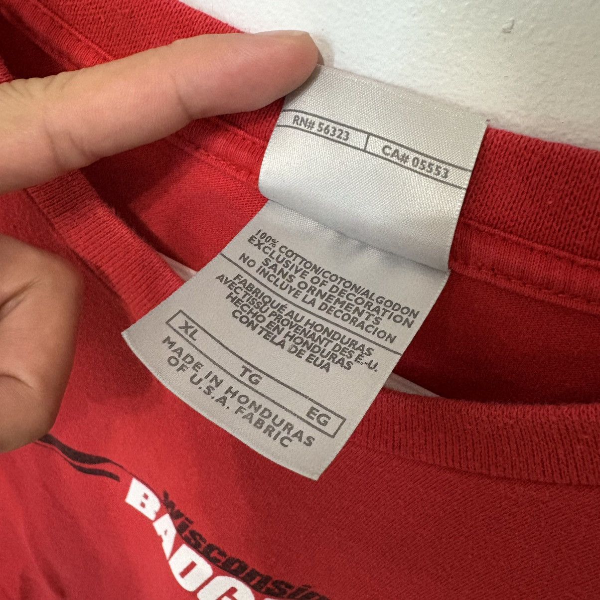 Nike VINTAGE NIKE WISCONSIN BADGERS Size US XL / EU 56 / 4 - 7 Thumbnail