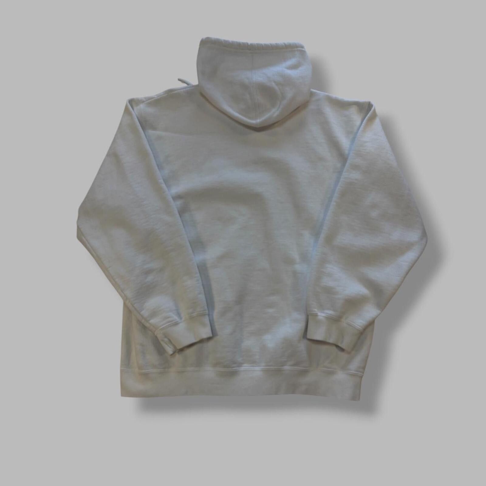 Adidas Vintage White Adidas Hoodie Size US L / EU 52-54 / 3 - 4 Thumbnail