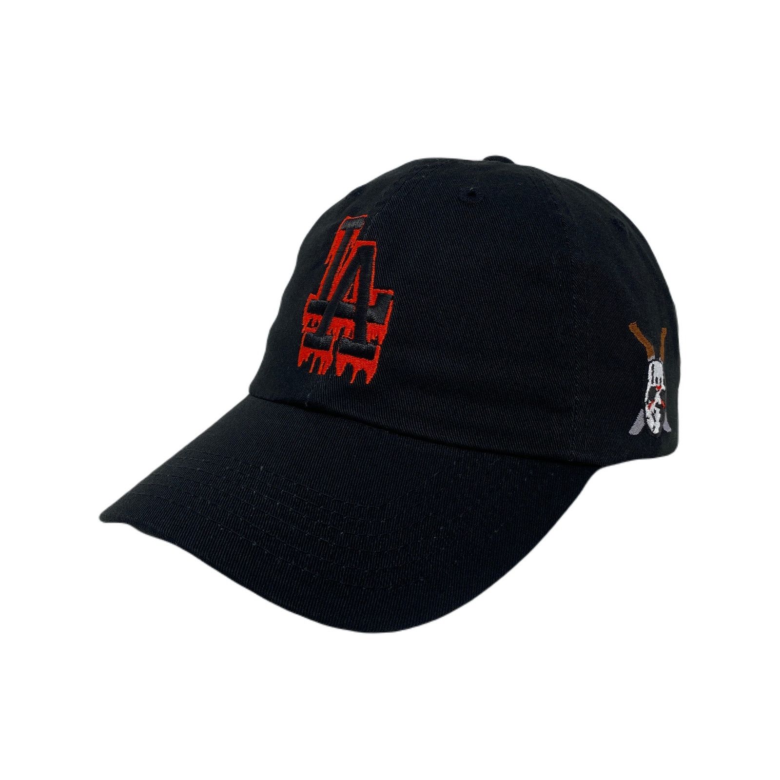 Other Los Angeles LA Halloween Blood Drip Red (Mask) Dad Hat Size ONE SIZE - 2 Thumbnail