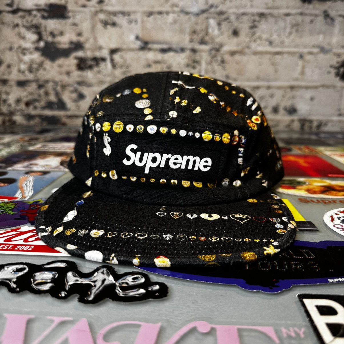 Supreme Supreme Mike Kelley Camp Cap Black SS26 DS Size ONE SIZE - 1 Thumbnail
