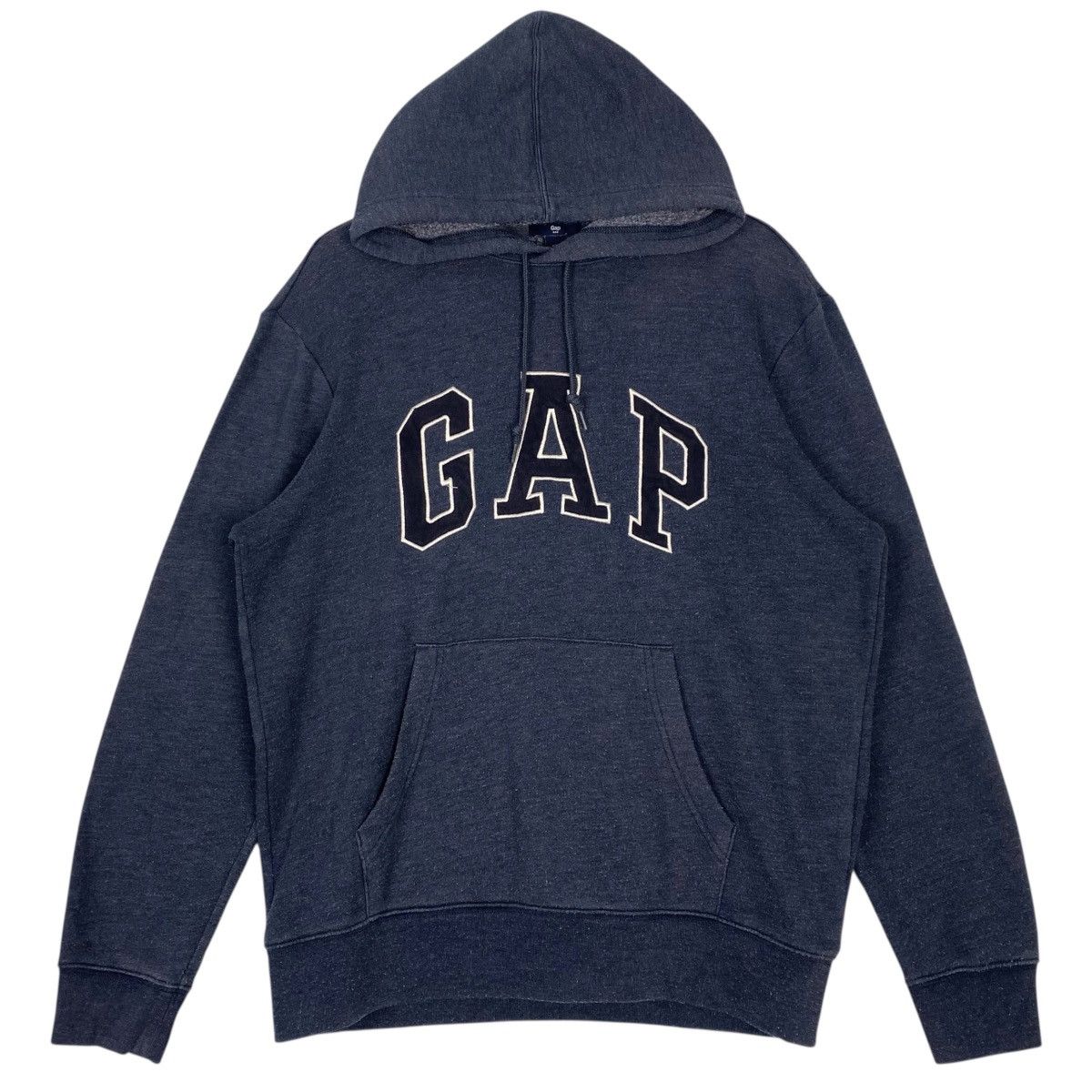 Other Vintage GAP Hoodie Full Zip Big Logo Embroidered NavyBlue Size US M / EU 48-50 / 2 - 1 Thumbnail