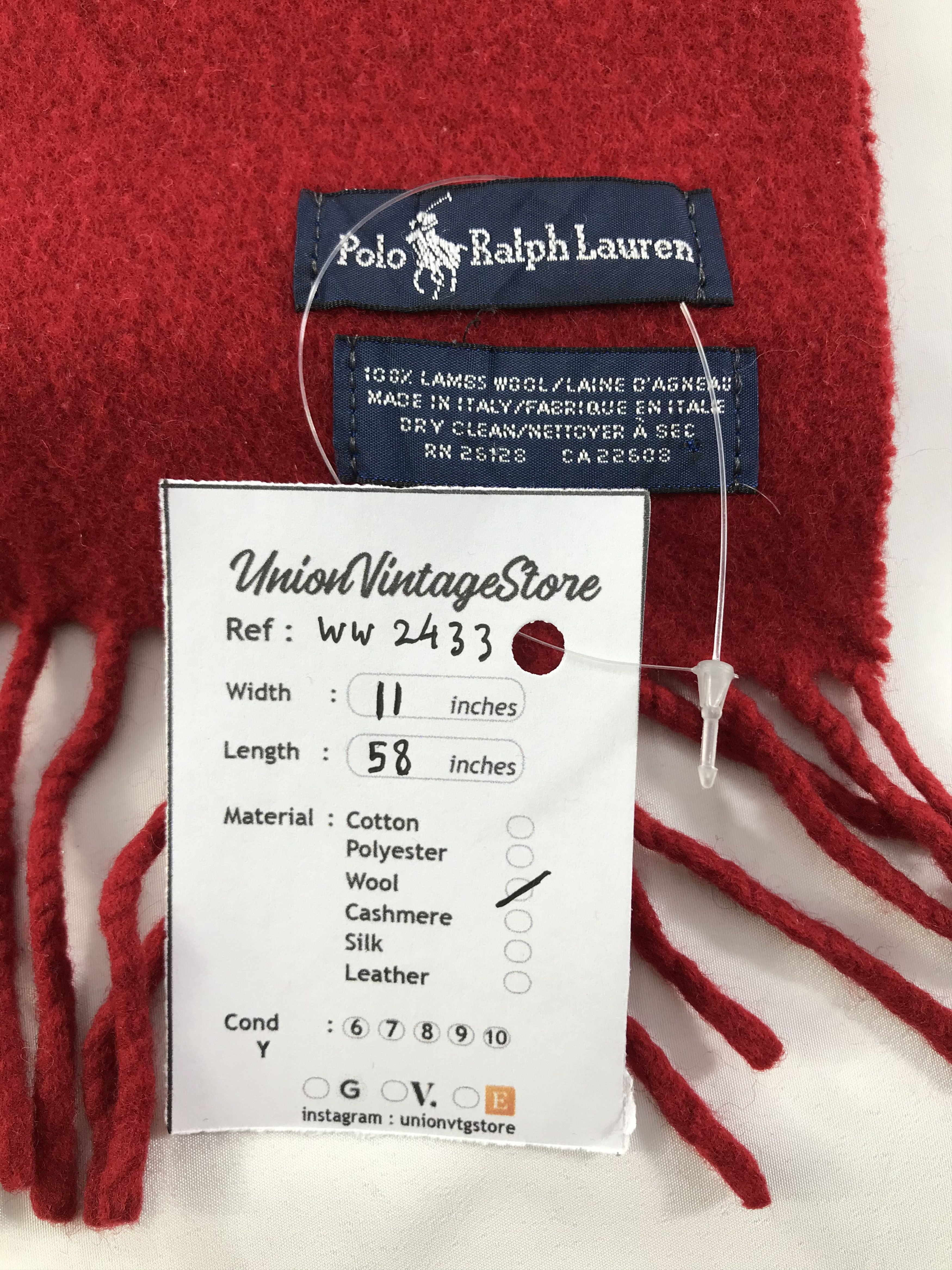 Polo Ralph Lauren × Vintage Polo Ralph Lauren Scarf / Muffler / Neckwear - WW2433 Size ONE SIZE - 5 Thumbnail