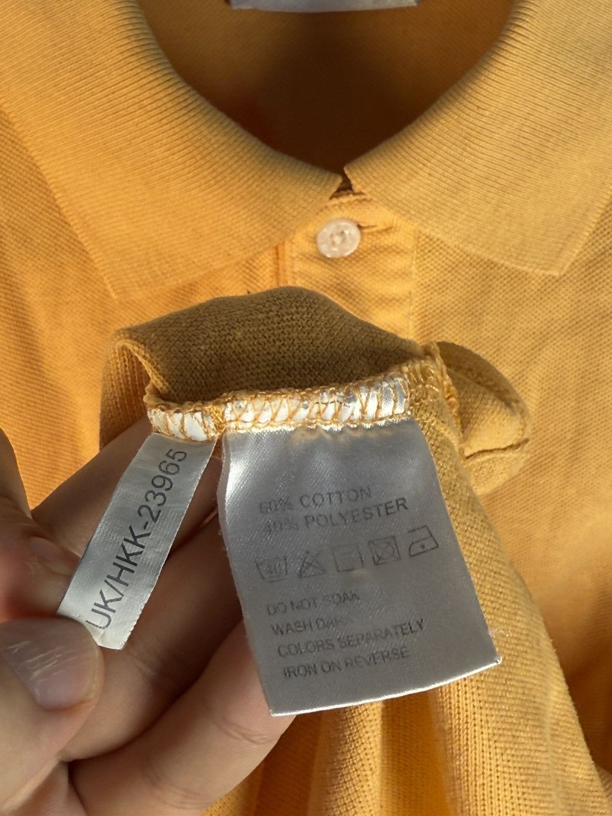 Yves Saint Laurent Peach YSL Polo Shirt Orange YSL Shirt Summer YSL Tee Size US L / EU 52-54 / 3 - 6 Thumbnail