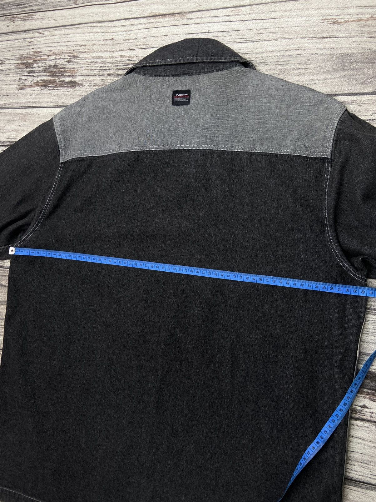 Fubu Vintage 00s Fubu Denim Hiphop Denim Shirts Button Up Size US L / EU 52-54 / 3 - 10 Thumbnail