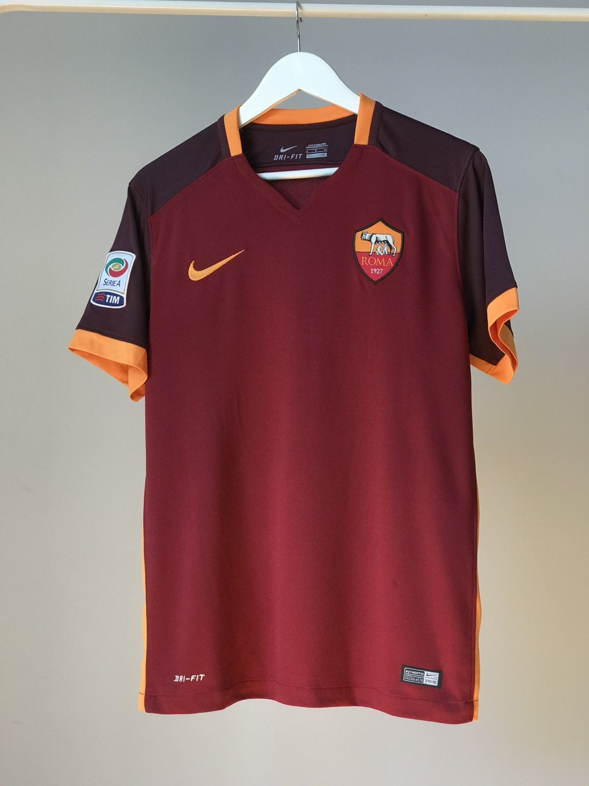 Nike 🔥 NIKE DZEKO ROMA FOOTBALL SHIRT SOCCER JERSEY Size US S / EU 44-46 / 1 - 1 Thumbnail
