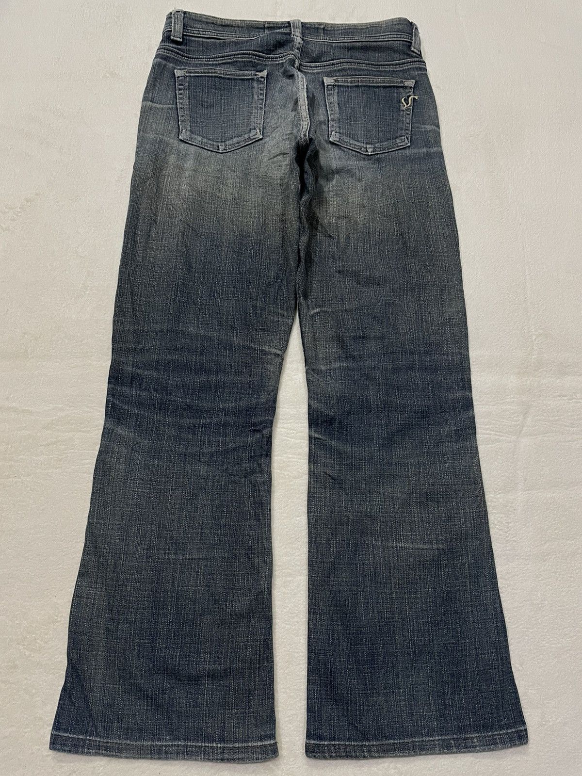 Japanese Brand Vintage Something Edwin Boot Cut Mudwash Denim Jeans Size US 30 / EU 46 - 12 Thumbnail