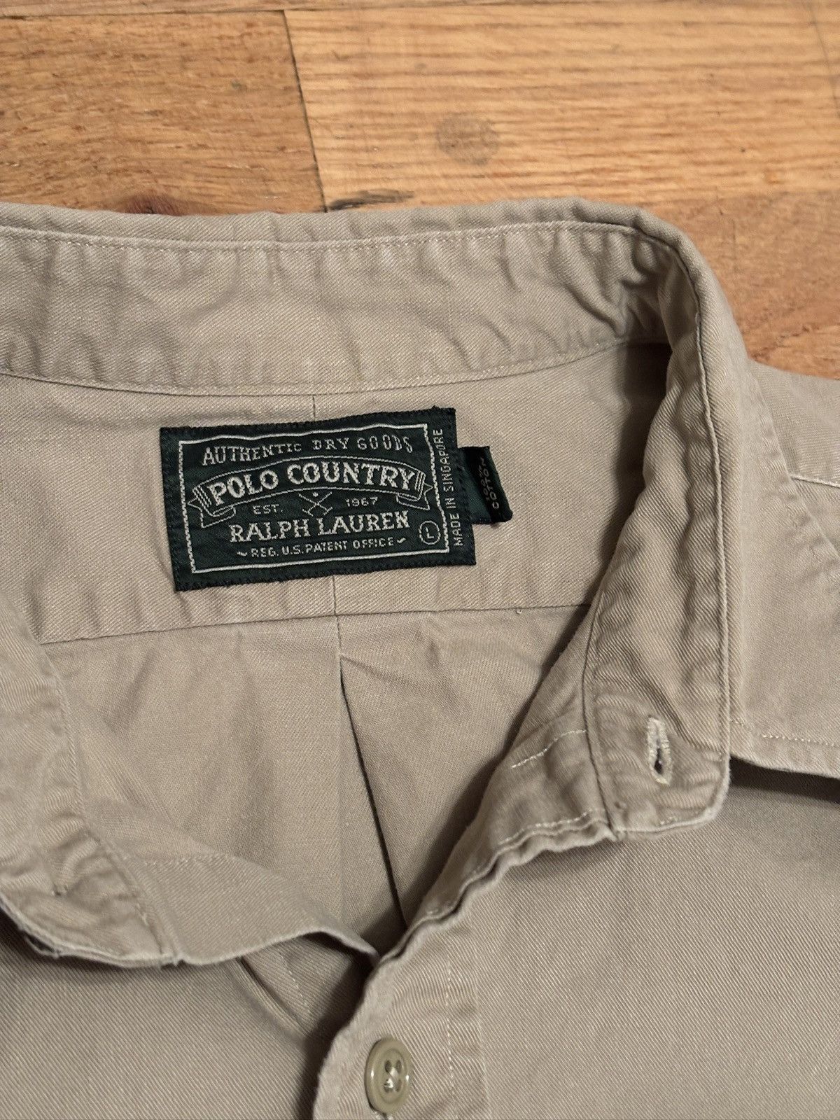 Polo Ralph Lauren Vintage Polo Country Sportsman Ralph Lauren Fishing Shirt Size US L / EU 52-54 / 3 - 5 Thumbnail