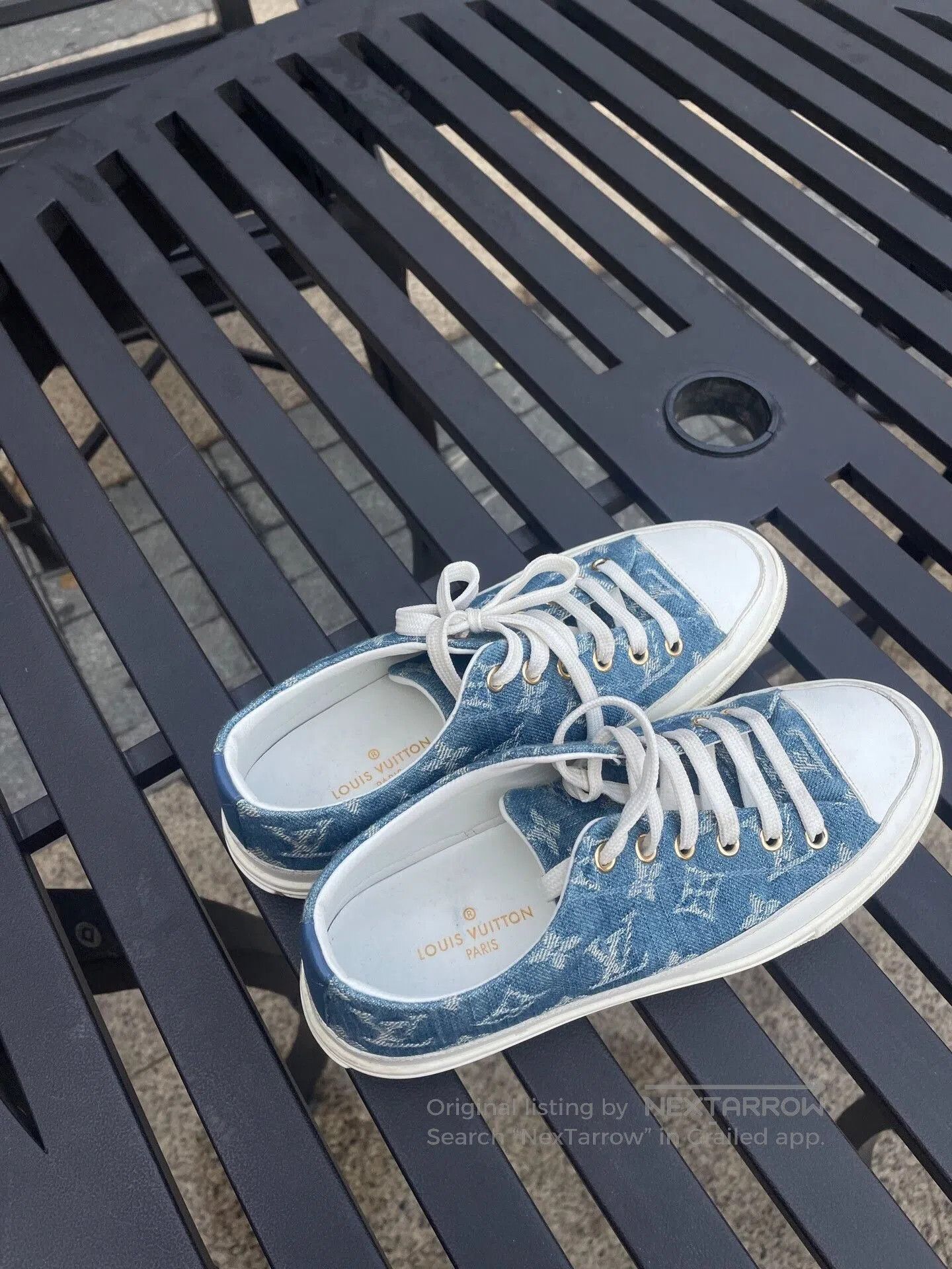 LVXWA Louis Vuitton Blue Sneakers for Sale. Size US 7 / IT 37 - 2 Thumbnail