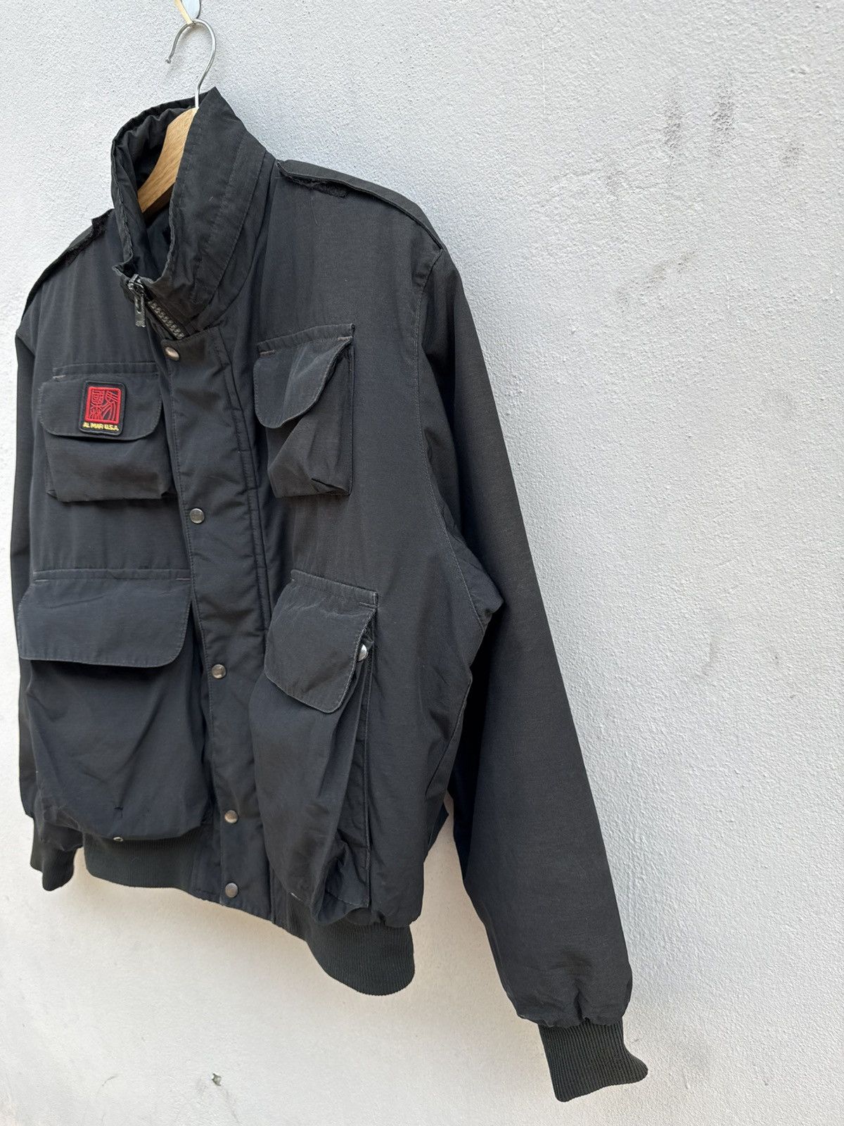 Vintage Vtg ALMAR Cargos Bomber Thinsulate Jacket like Issey miyake Size US L / EU 52-54 / 3 - 6 Thumbnail