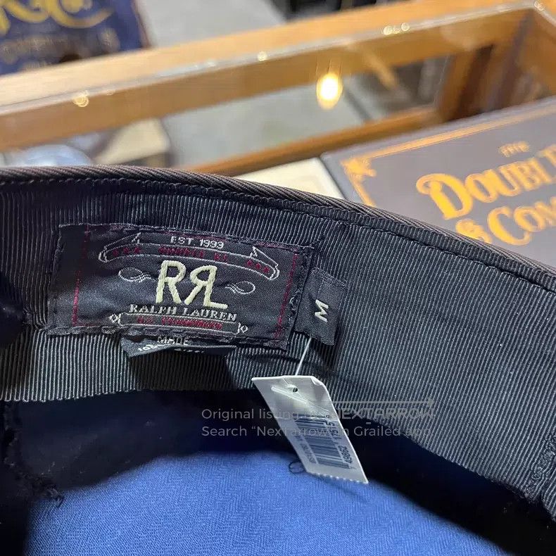 RRL Ralph Lauren RRL Ralph Lauren Original year American-made leather cap w Size ONE SIZE - 6 Thumbnail