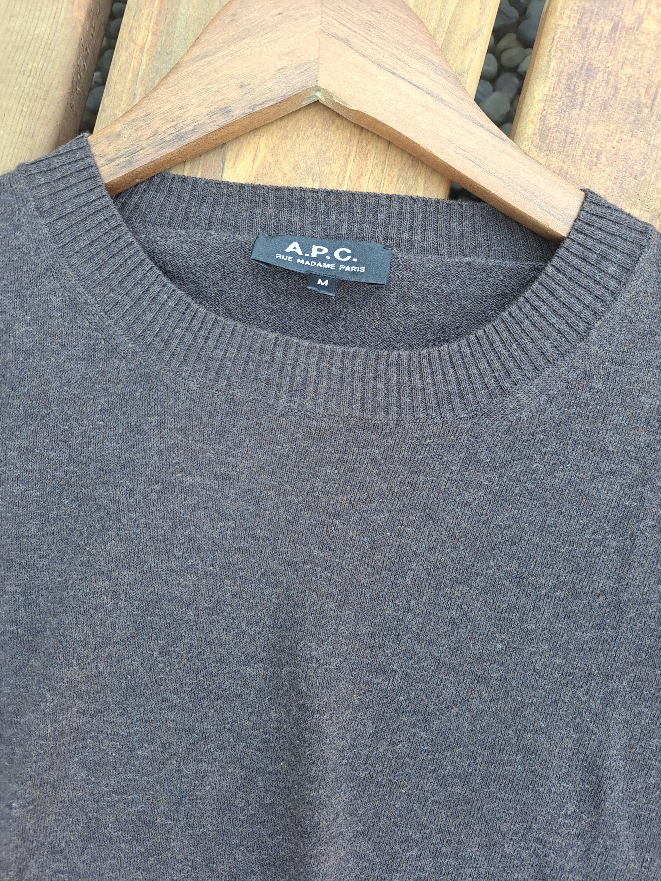 A.P.C. Brown knit Size US M / EU 48-50 / 2 - 2 Thumbnail