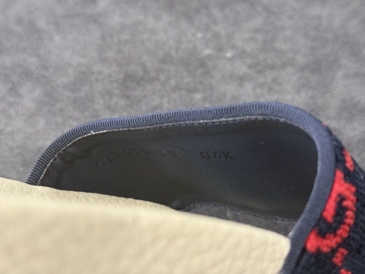 Gucci women’s GG Logo Velvet Monogram Slide Size EU 38 US 8