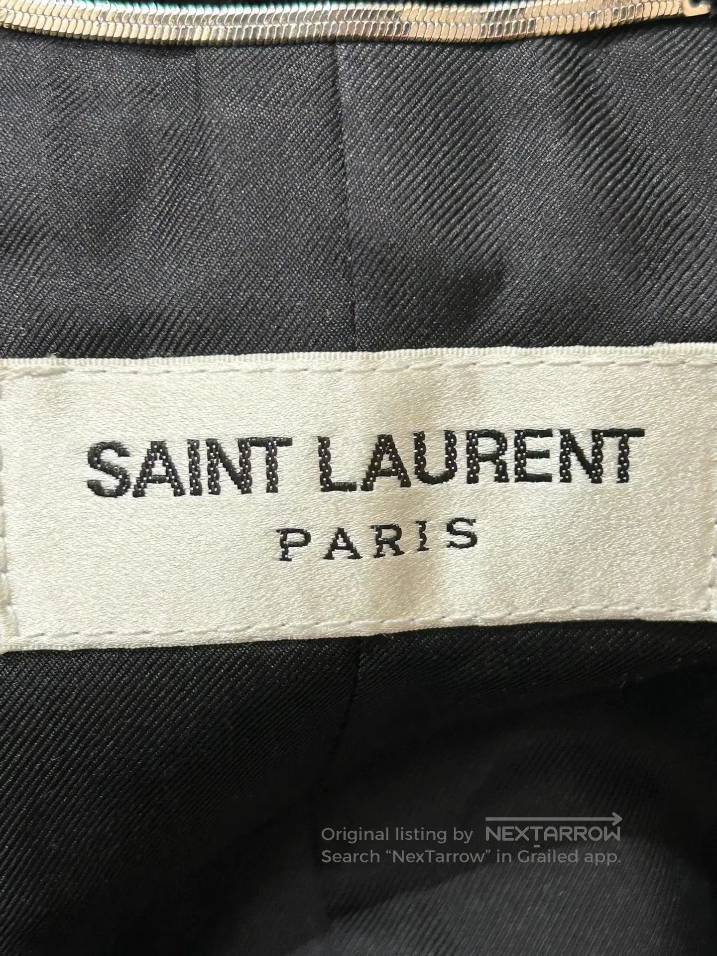 Saint Laurent Paris Saint Laurent Velvet Floral Embroidered Blazer. Size US S / EU 44-46 / 1 - 2 Thumbnail