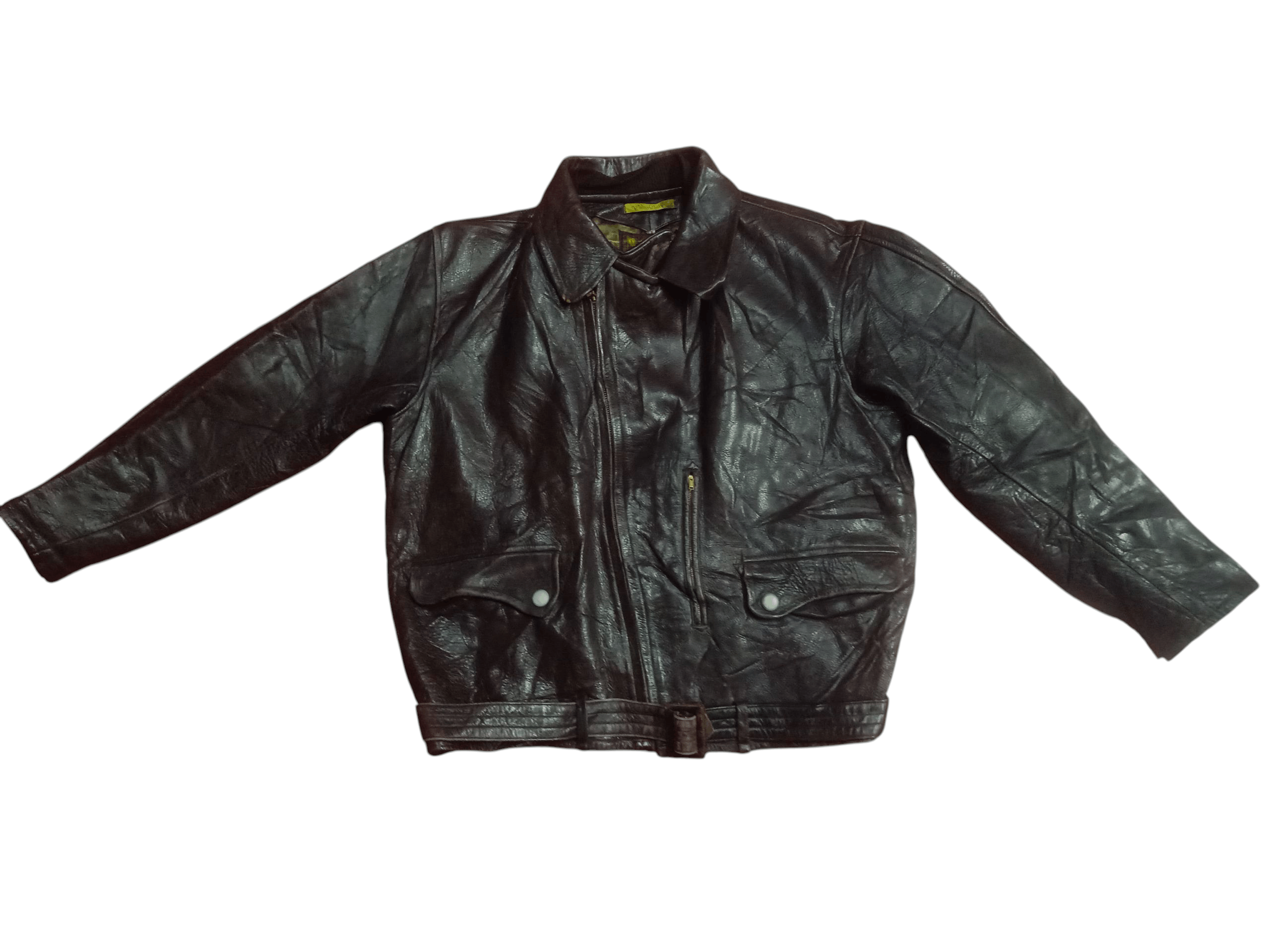 Other 🌟Hawks Jumper Leather Double Collar Jacket Men🌟 Size US L / EU 52-54 / 3 - 2 Thumbnail