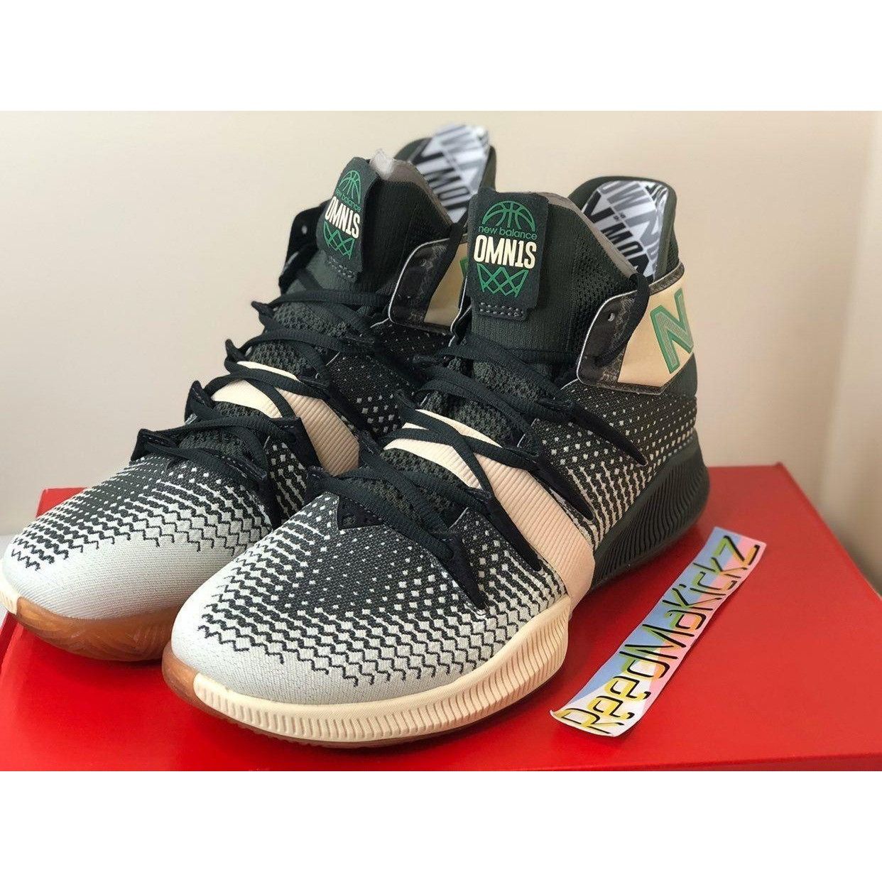 image of New Balance Kawhi Omn1S Money Stacks Mens 8Us Shoes in Green