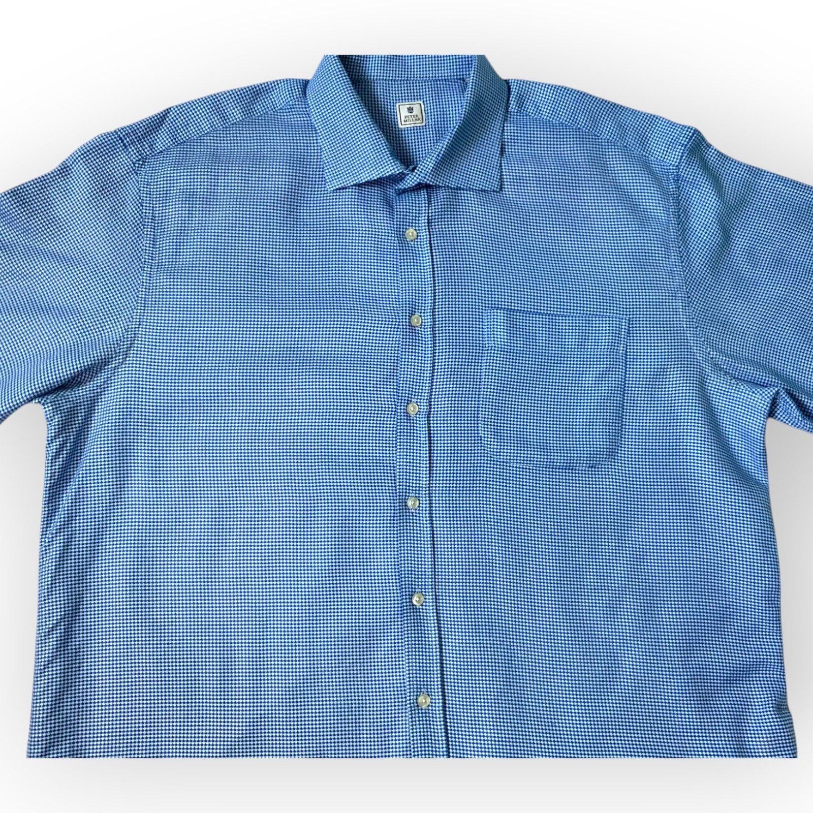 Peter Millar Peter Millar Button Down X Large Long Sleeve Collared Shirt Size US XL / EU 56 / 4 - 8 Thumbnail