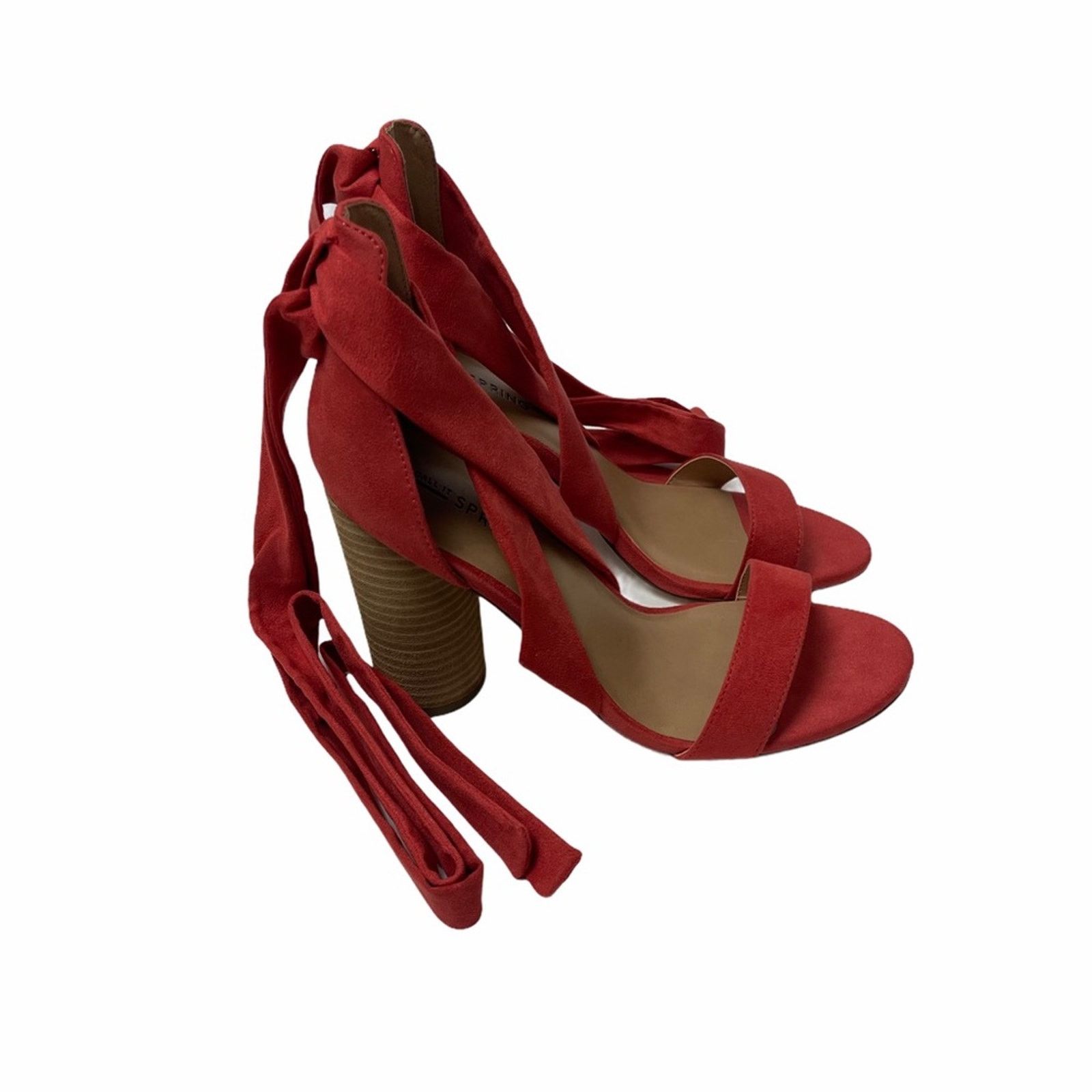 Call It Spring Call It Spring Defuria Sandal Orange Faux Suede 7M Size US 7 / IT 37 - 3 Thumbnail