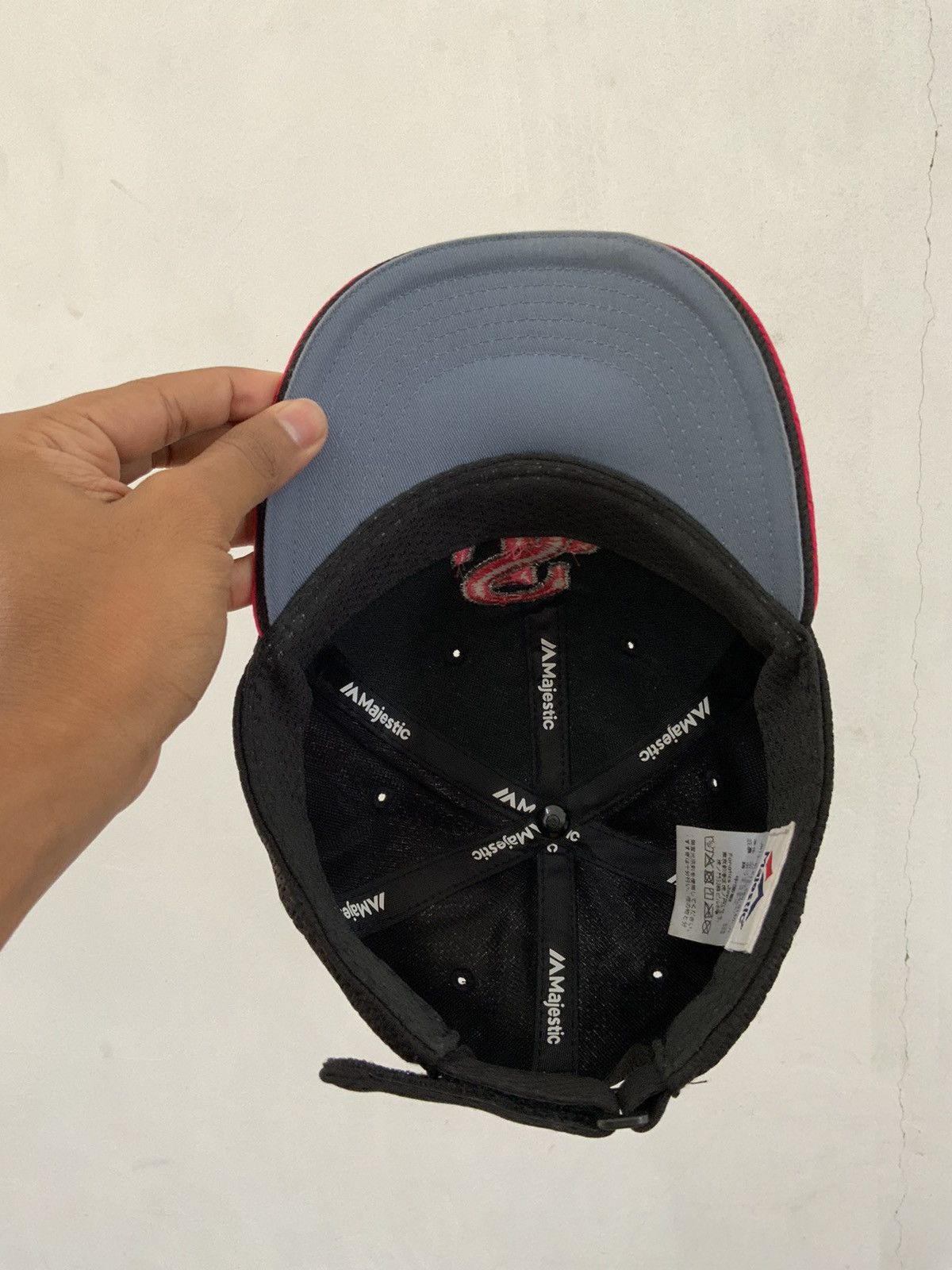 Majestic Majestic SH Pink Black Hat Size ONE SIZE - 7 Thumbnail