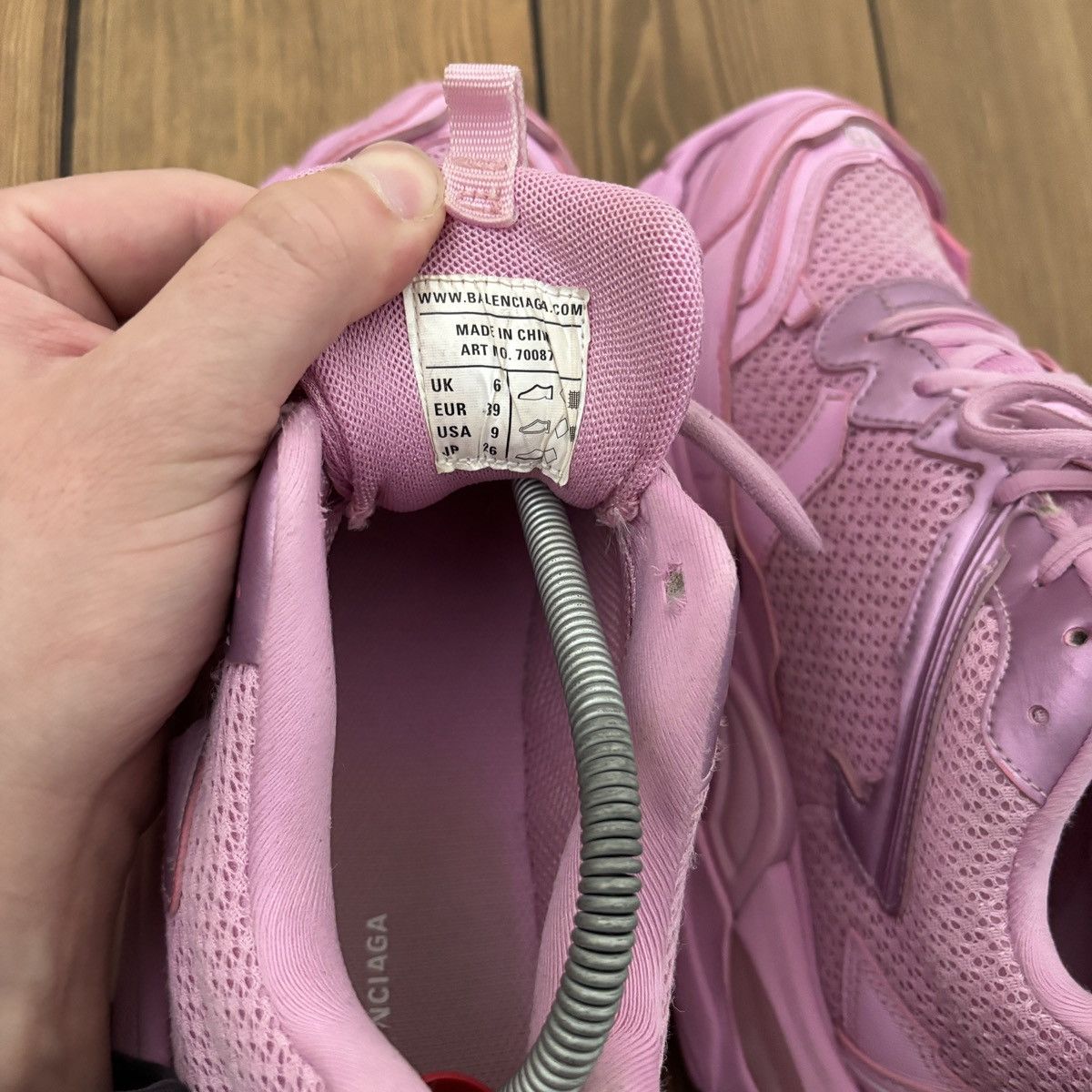 Balenciaga Balenciag Track 3 Distressed Trainers Platform Shoes Size US 8.5 / IT 38.5 - 7 Thumbnail