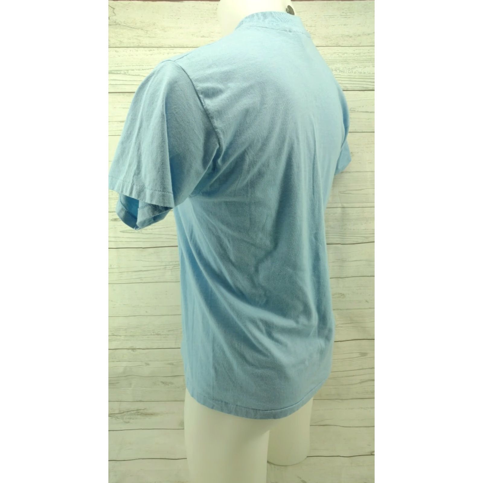 Hanes VINTAGE HP The Winning Team Blue Single Stitch Shirt Large Mens Size US L / EU 52-54 / 3 - 7 Thumbnail