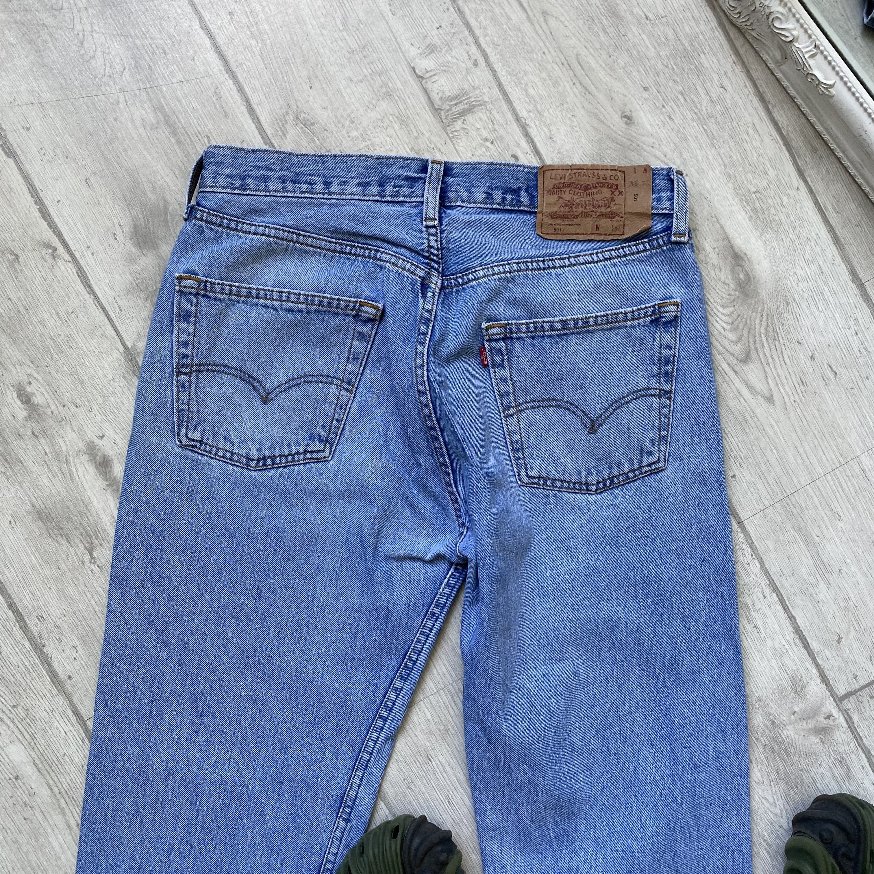 Levi's Vintage Clothing Vintage 90s Levis 501 USA Jeans Distressed Denim pants Size US 30 / EU 46 - 10 Thumbnail