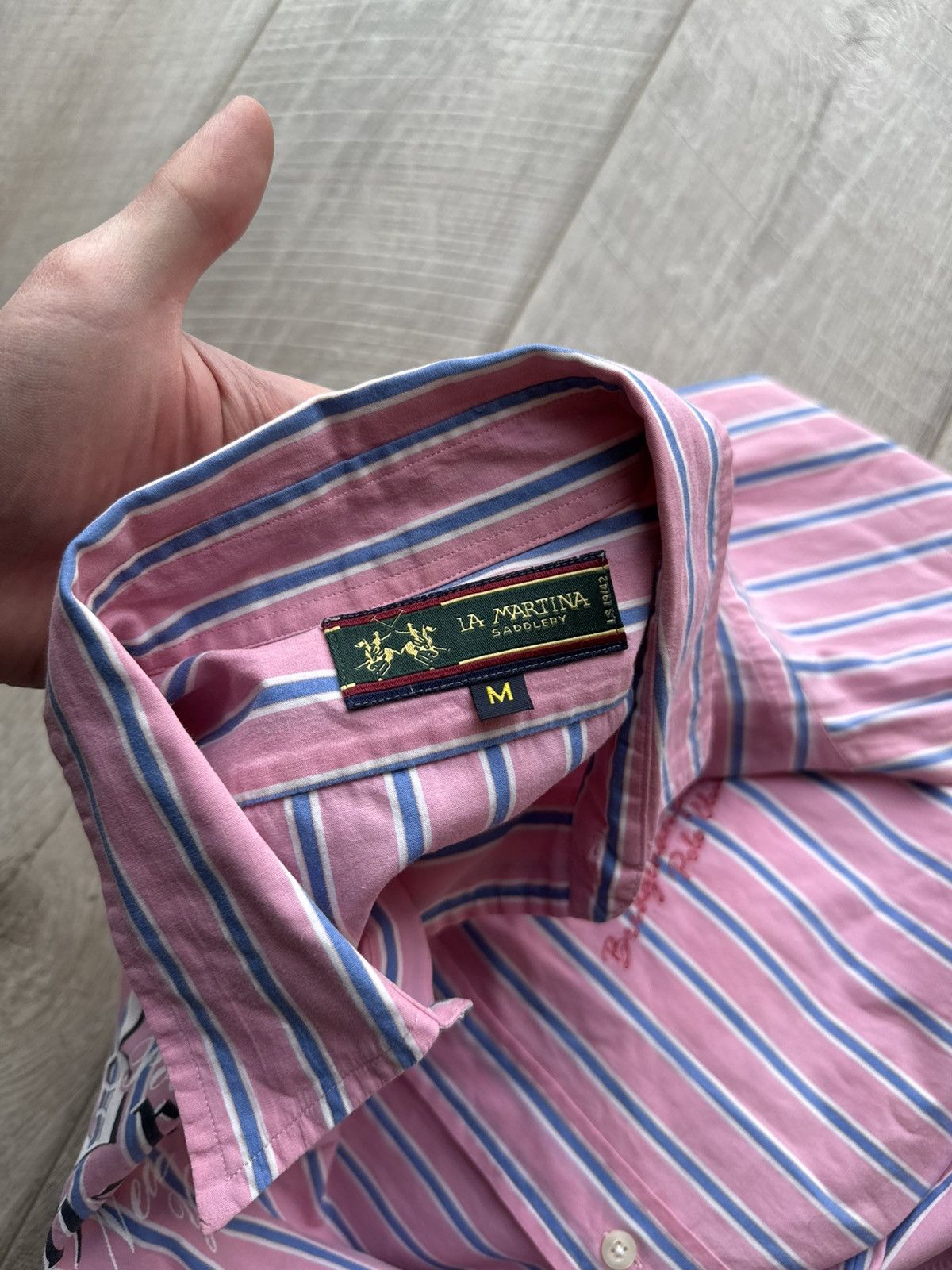 La Martina La Martina Vintage Polo Club Bridgehamton New York Y2K Shirt Size US M / EU 48-50 / 2 - 8 Thumbnail