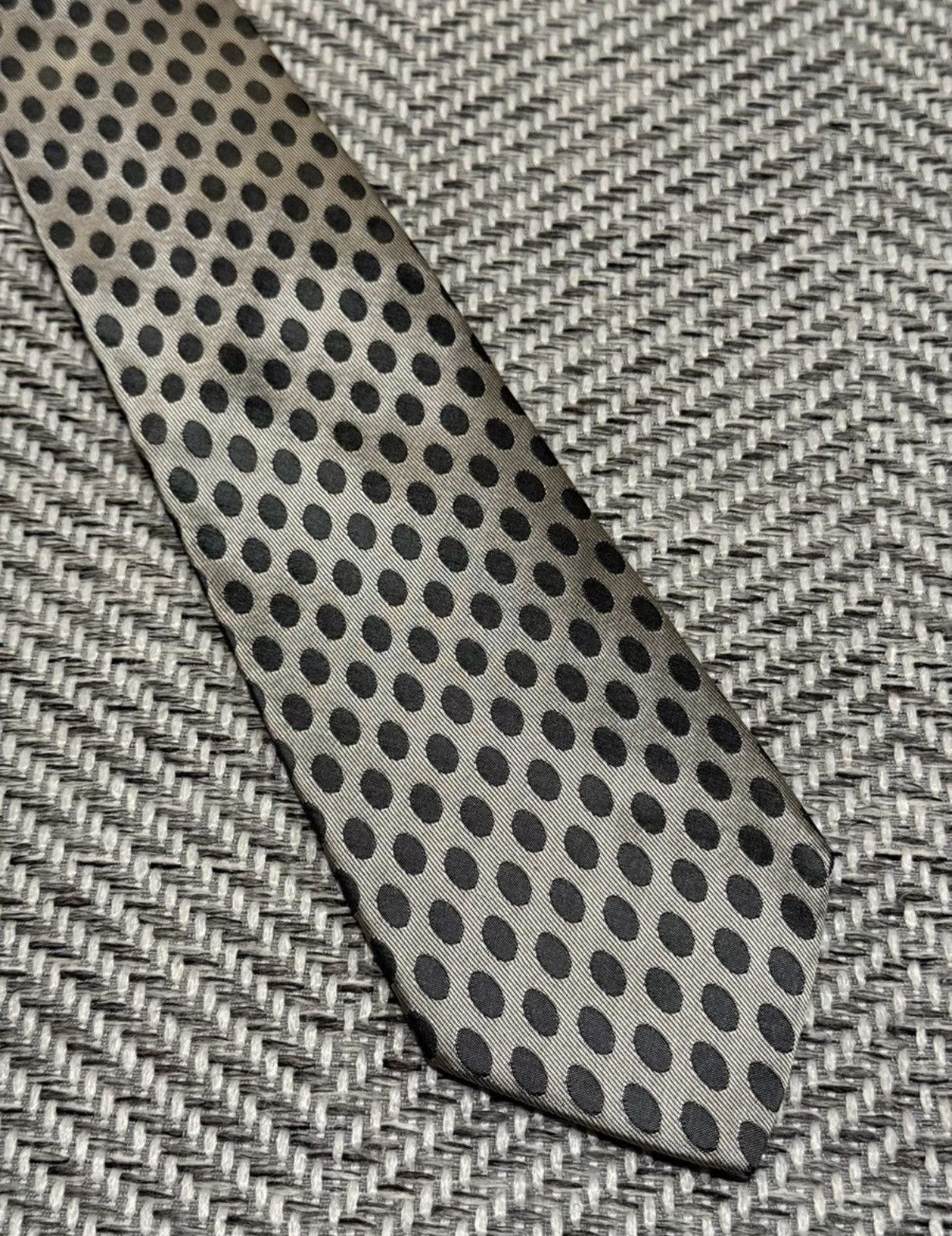 Jean Paul Gaultier Jean Paul Gaultier Metal Perforated Polka Dot Tie K24 Size ONE SIZE - 1 Thumbnail
