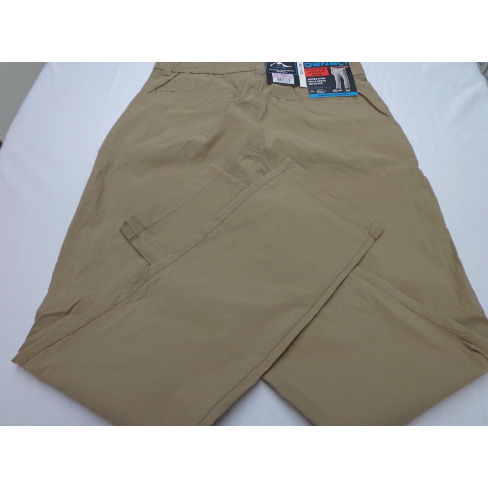 Vintage DENALI Technical Stretch Pants Beige 32x30 Men's Regular 94% Nylon 6% Spandex Comfort Stretch Zip Size US 32 / EU 48 - 7 Thumbnail