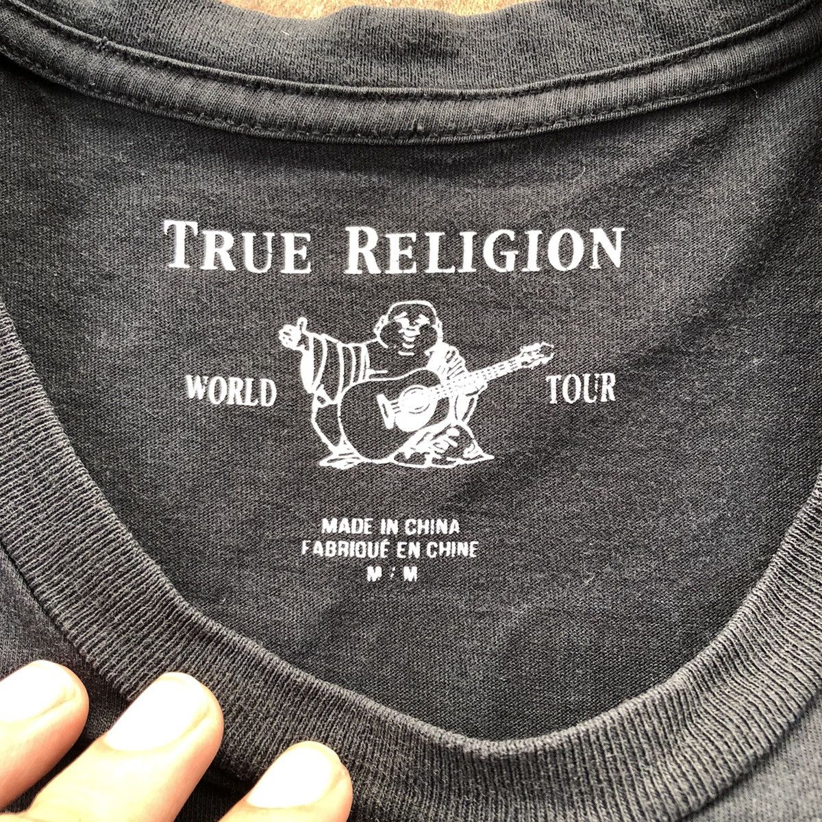 True Religion Vintage True Religion Big Buddha World Tour T Shirt Size US L / EU 52-54 / 3 - 5 Thumbnail