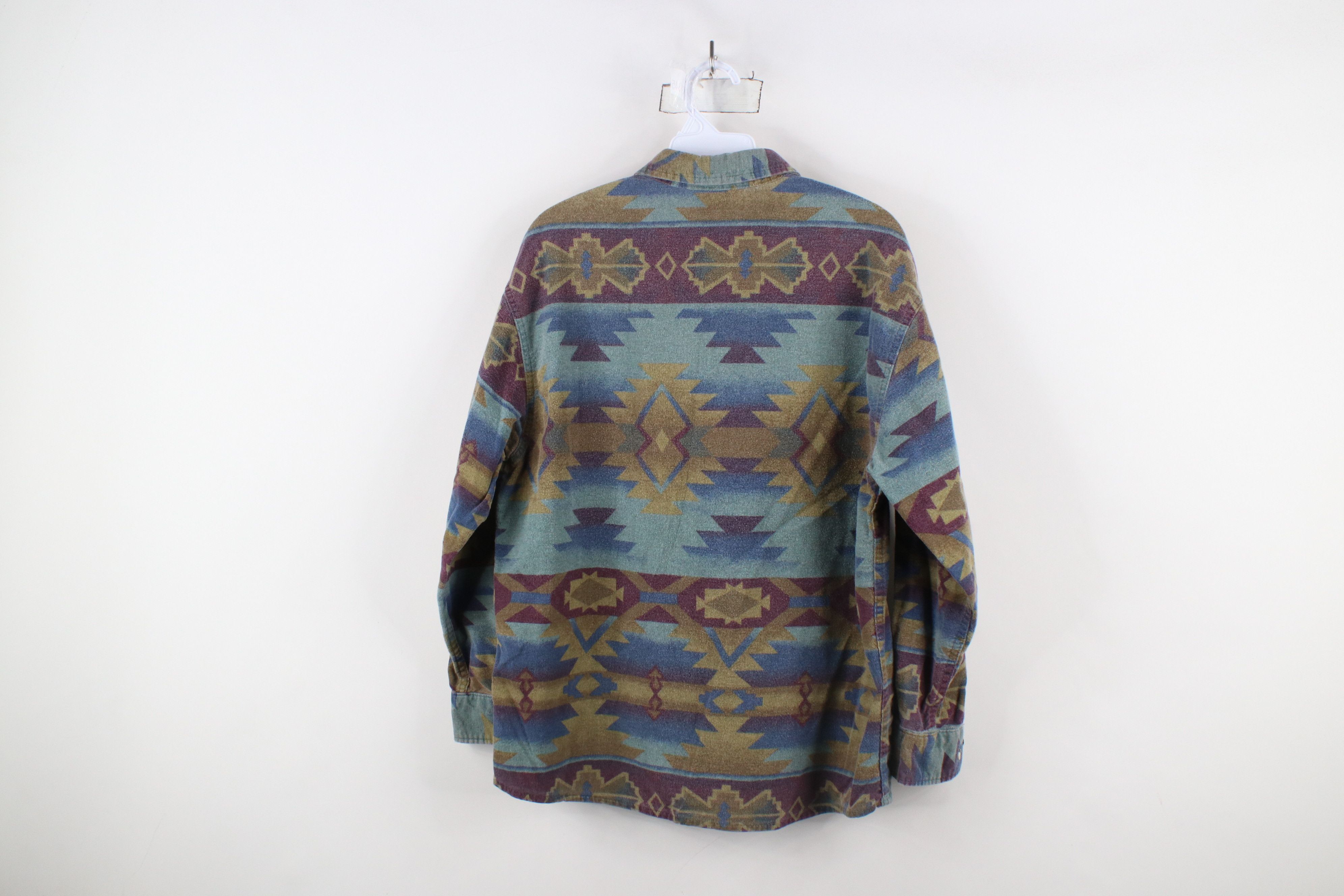 Cabelas × Vintage Vintage 90s Cabelas Southwestern Chamois Cloth Button Shirt Size M / US 6-8 / IT 42-44 - 6 Thumbnail