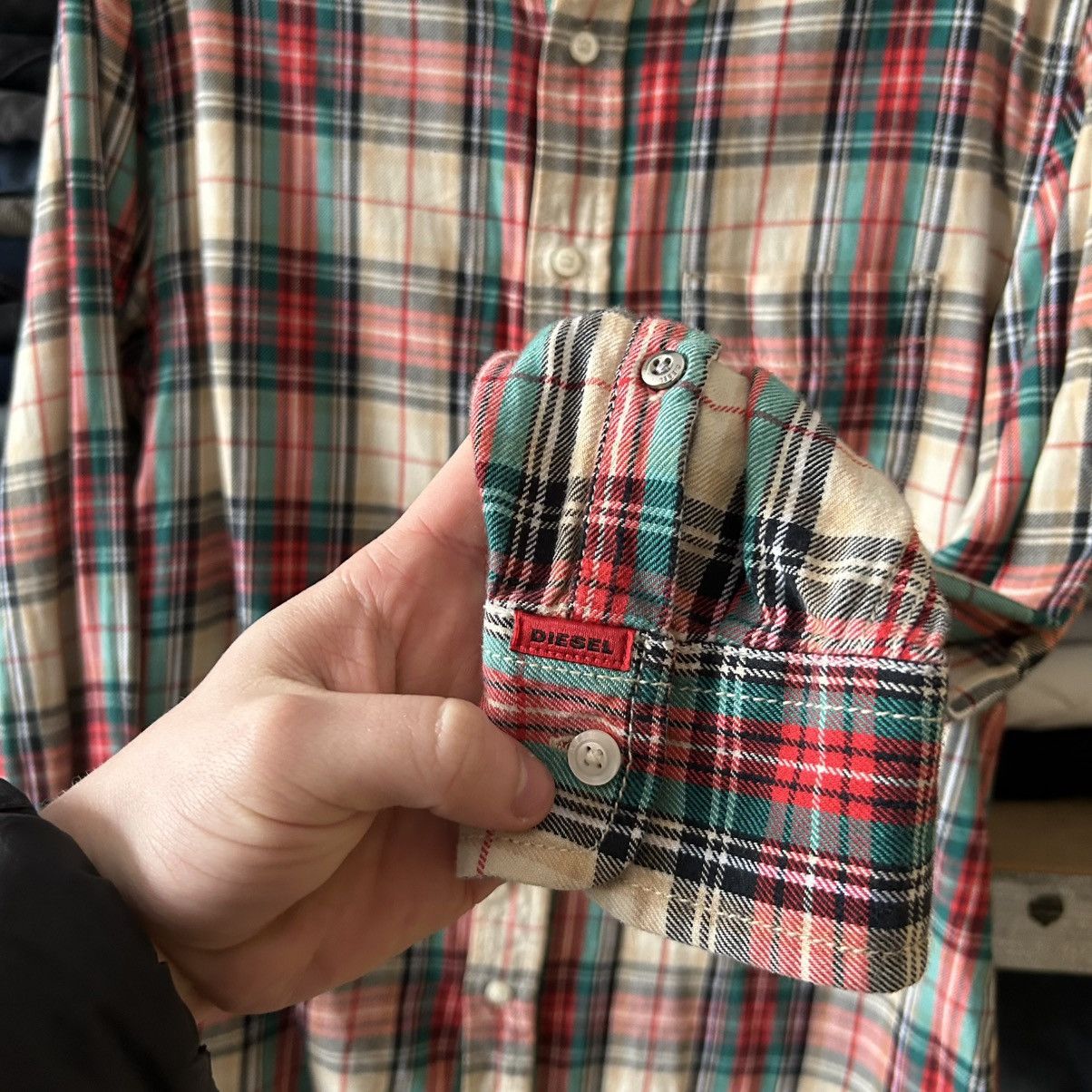 Diesel Designer Diesel Basic Coloured Graphic button y2k shirt Size US M / EU 48-50 / 2 - 6 Thumbnail