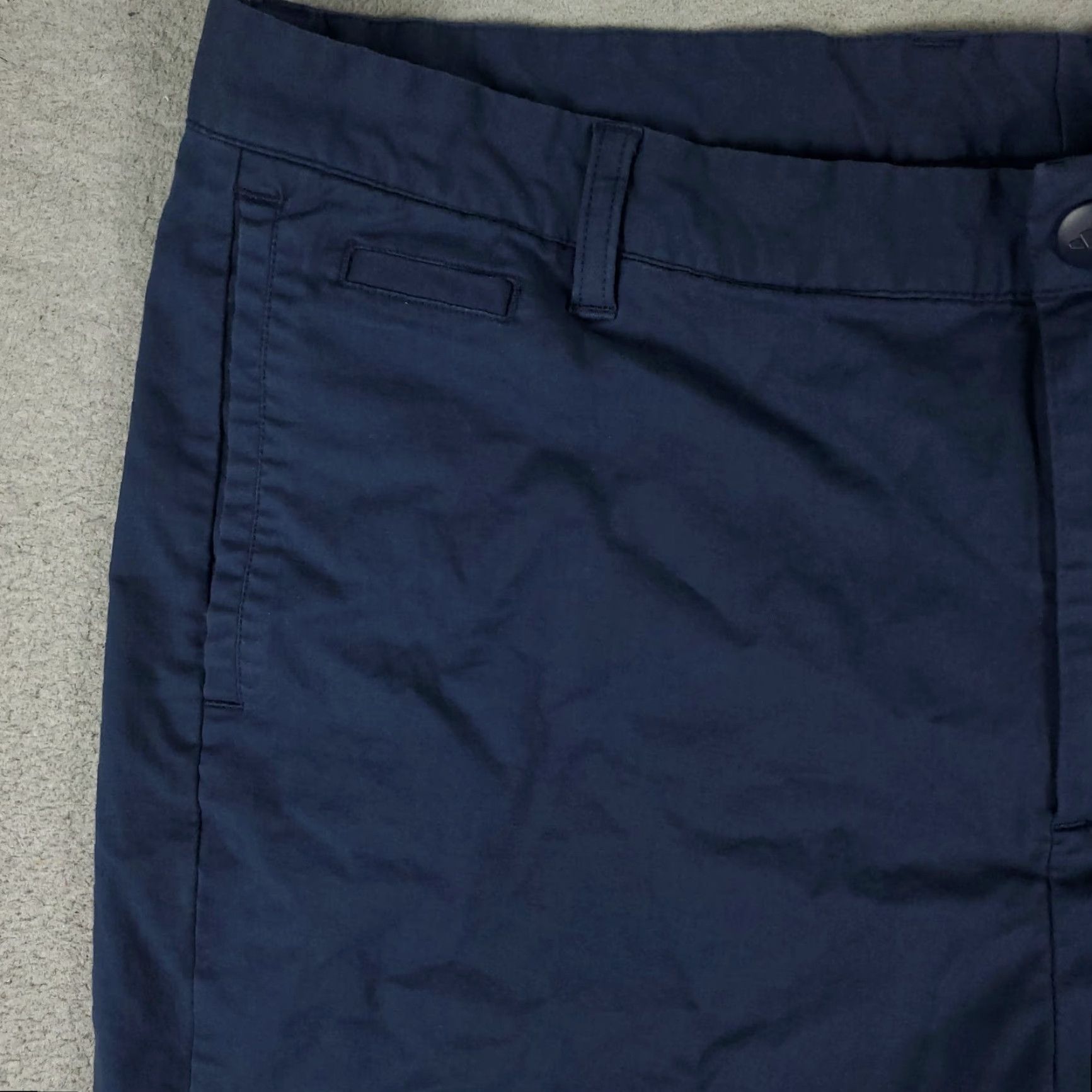 Adidas Adidas Shorts Mens 38 Blue Golf Casual Flat Front Chino Slash Pockets Size US 38 / EU 54 - 2 Thumbnail