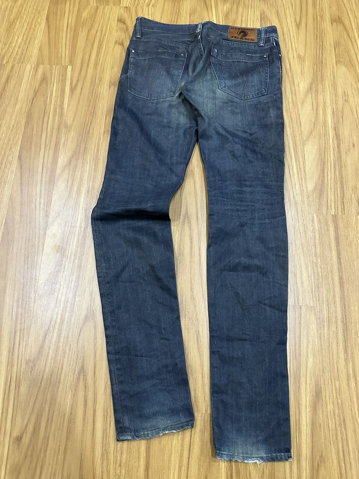Hysteric Glamour Hysteric Glamour Waxed Distressed Knee Denim Size US 28 / EU 44 - 2 Thumbnail