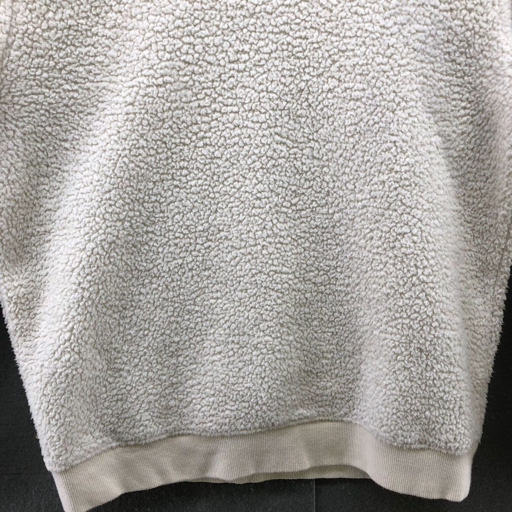 Lucky Brand Lucky Brand Sherpa Sweater Womens S Ivory Crewneck Pullover Sweatshirt Soft Size S / US 4 / IT 40 - 5 Thumbnail