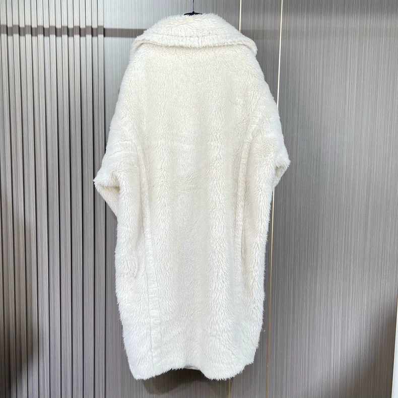 Max Mara Max Mara White Teddy Coat Jacket Size S / US 4 / IT 40 - 2 Thumbnail