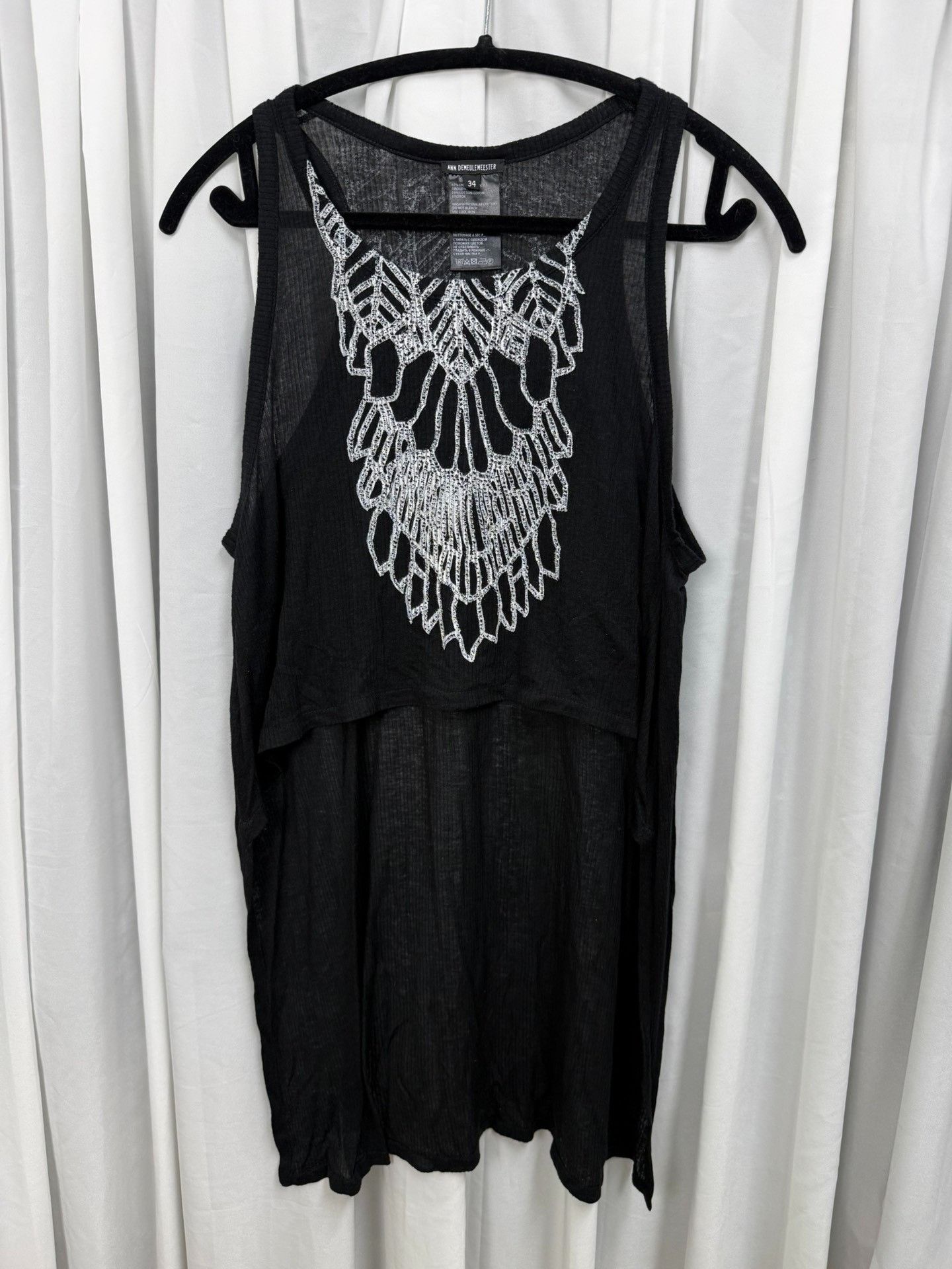 Ann Demeulemeester Ann Demeulemeester Wing Feather Tulle Vest Size M / US 6-8 / IT 42-44 - 1 Thumbnail