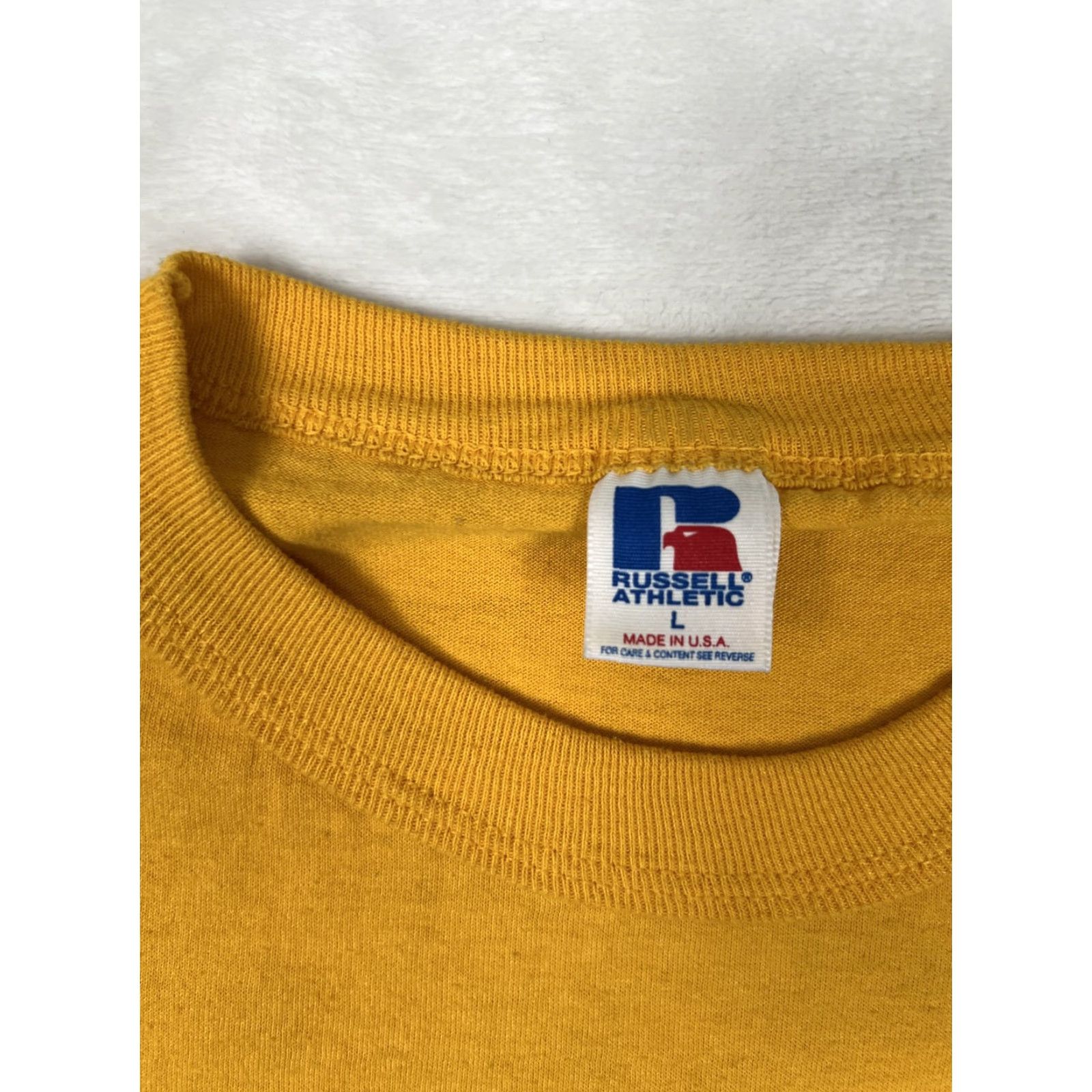 Russell Athletic VINTAGE Russell Athletic Boys & Girls Club T-Shirt Mens Large Gold Shirt Adult Large Gold Russell Athletic USA Made Size US L / EU 52-54 / 3 - 3 Thumbnail