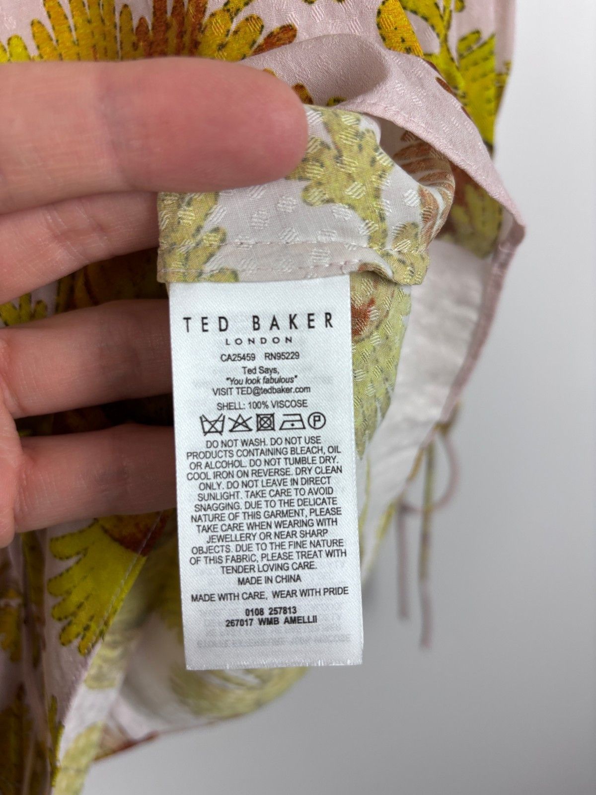 Ted Baker Womens Ted Baker Floral Blouse Yellow Size 1 Size S / US 4 / IT 40 - 8 Thumbnail