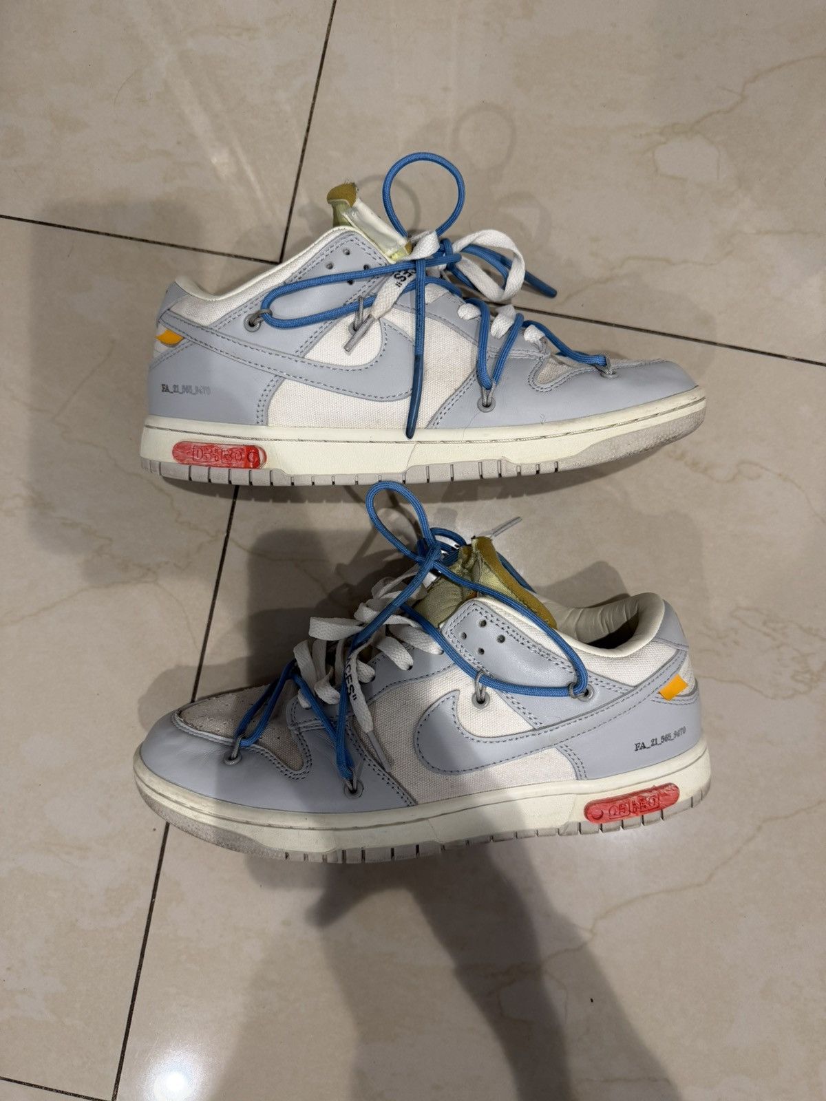Nike × Off-White Nike Dunk Low Off-White “The 50” – Lot 5 of 50 Size US 10.5 / EU 43-44 - 1 Thumbnail