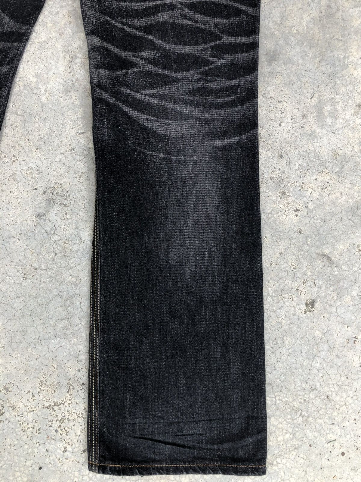 If Six Was Nine Japanese Edwin Flared Jeans Distressed Jeans Size US 32 / EU 48 - 12 Thumbnail