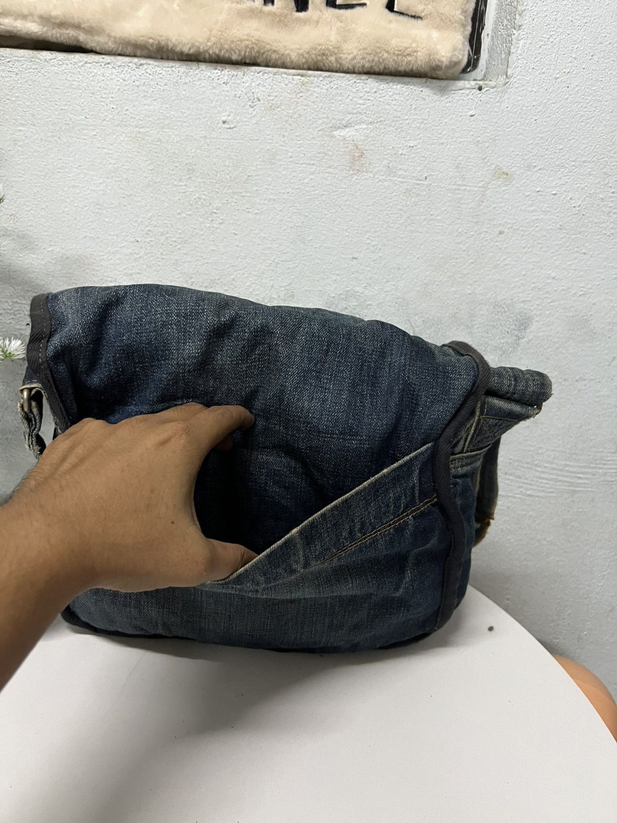 Japanese Brand × Vintage Vintage Denim DEVINETTE Shoulder Size ONE SIZE - 6 Thumbnail