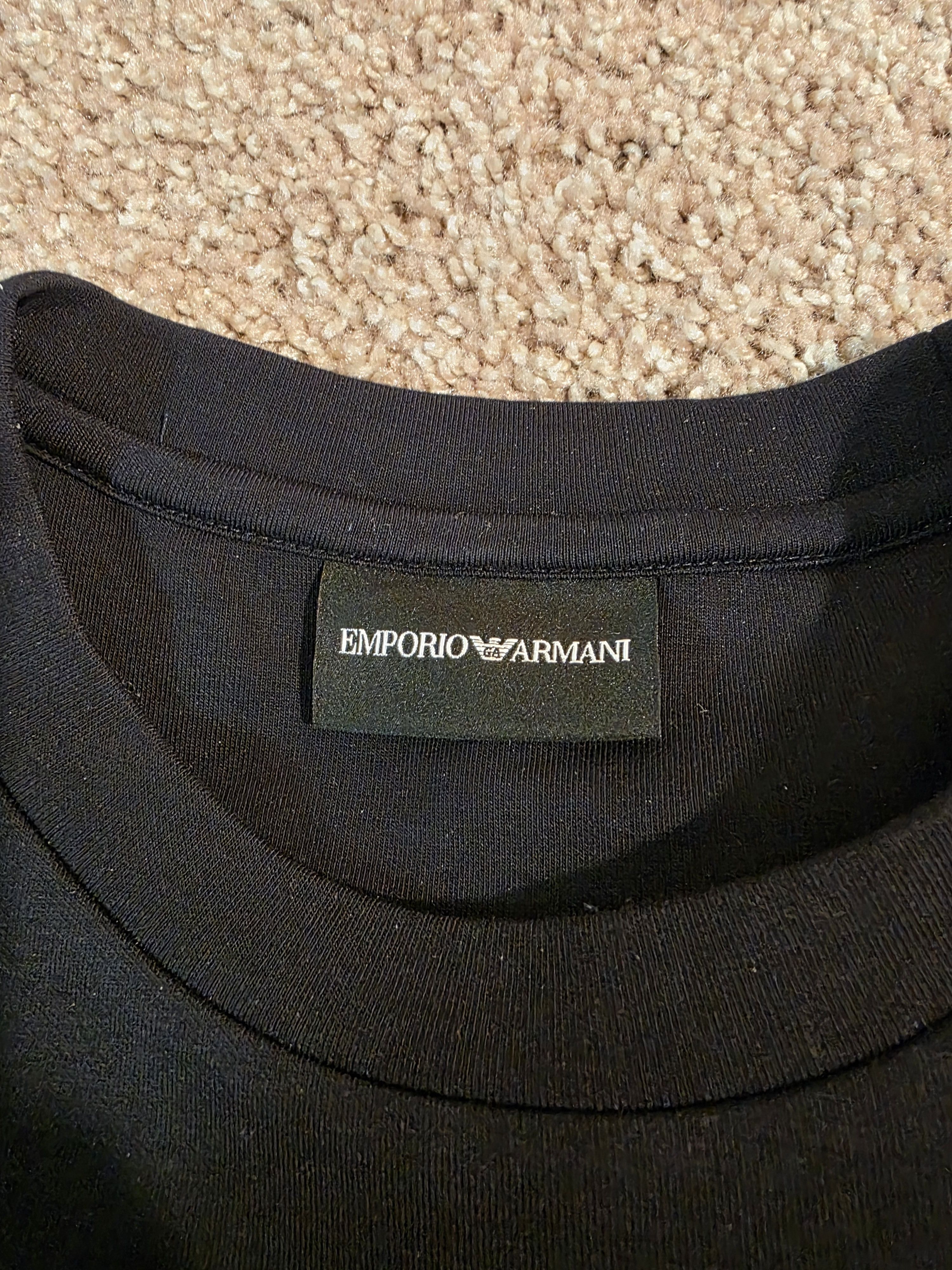 Emporio Armani Emporio Armani: Luxury Navy Sweatshirt (Size: L) Size US L / EU 52-54 / 3 - 7 Thumbnail
