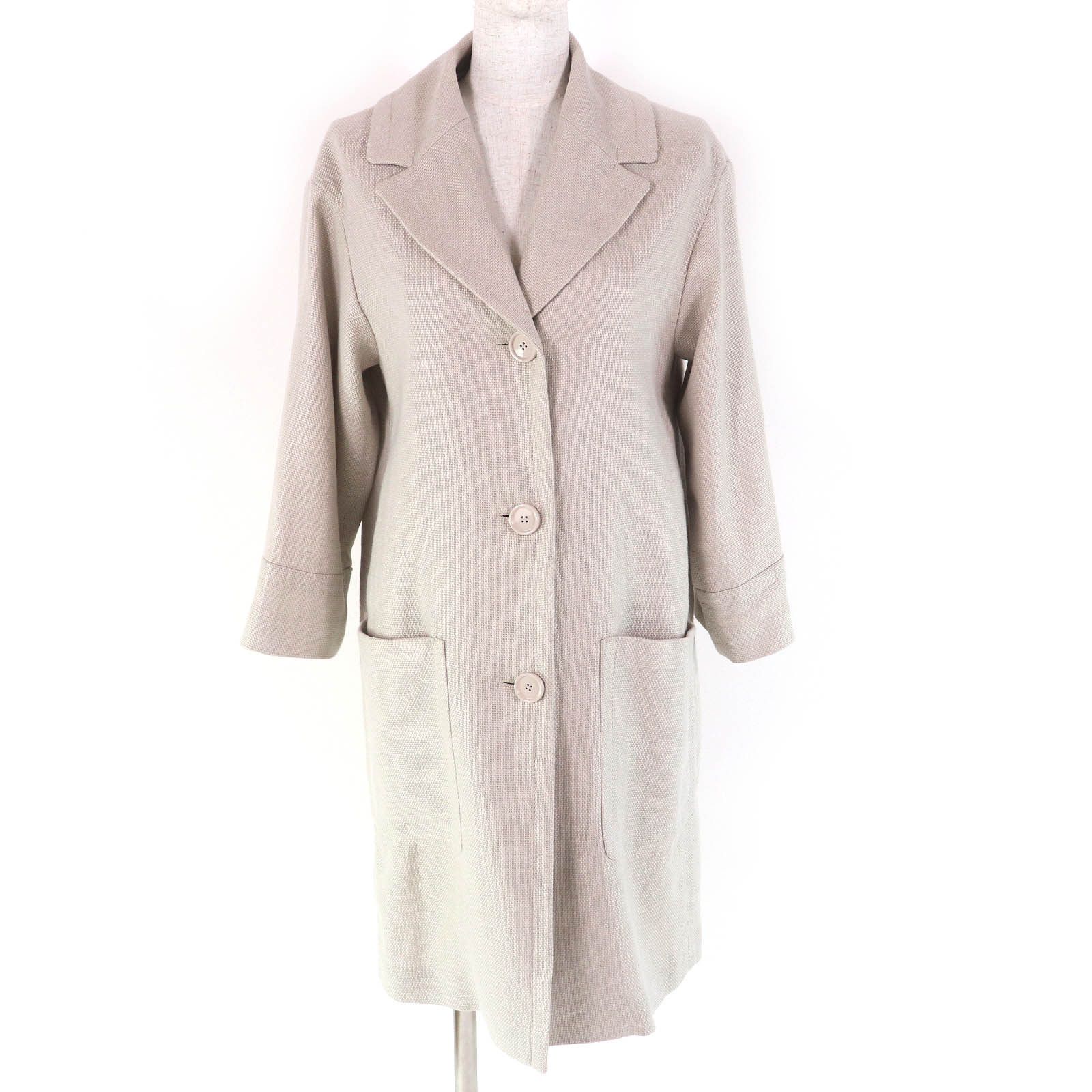 Max Mara MaxMara S MaxMara DESIGN FOR EASY LIVING Linen Coat Others Outerwear DUTY FREE for USA Size ONE SIZE - 1 Thumbnail
