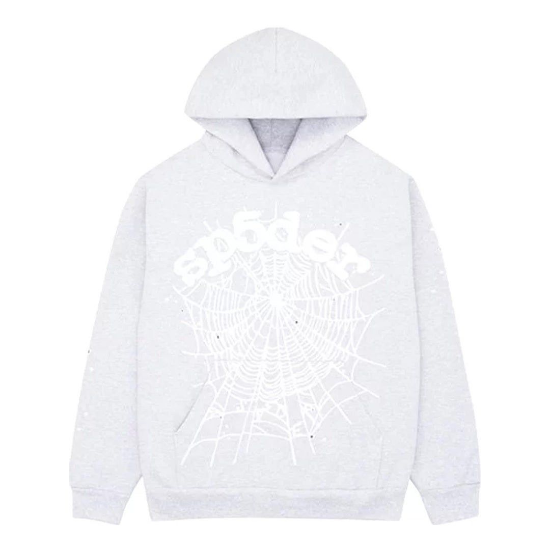 Sp5der OG Web Heather Grey Hoodie Size US M / EU 48-50 / 2 - 1 Thumbnail