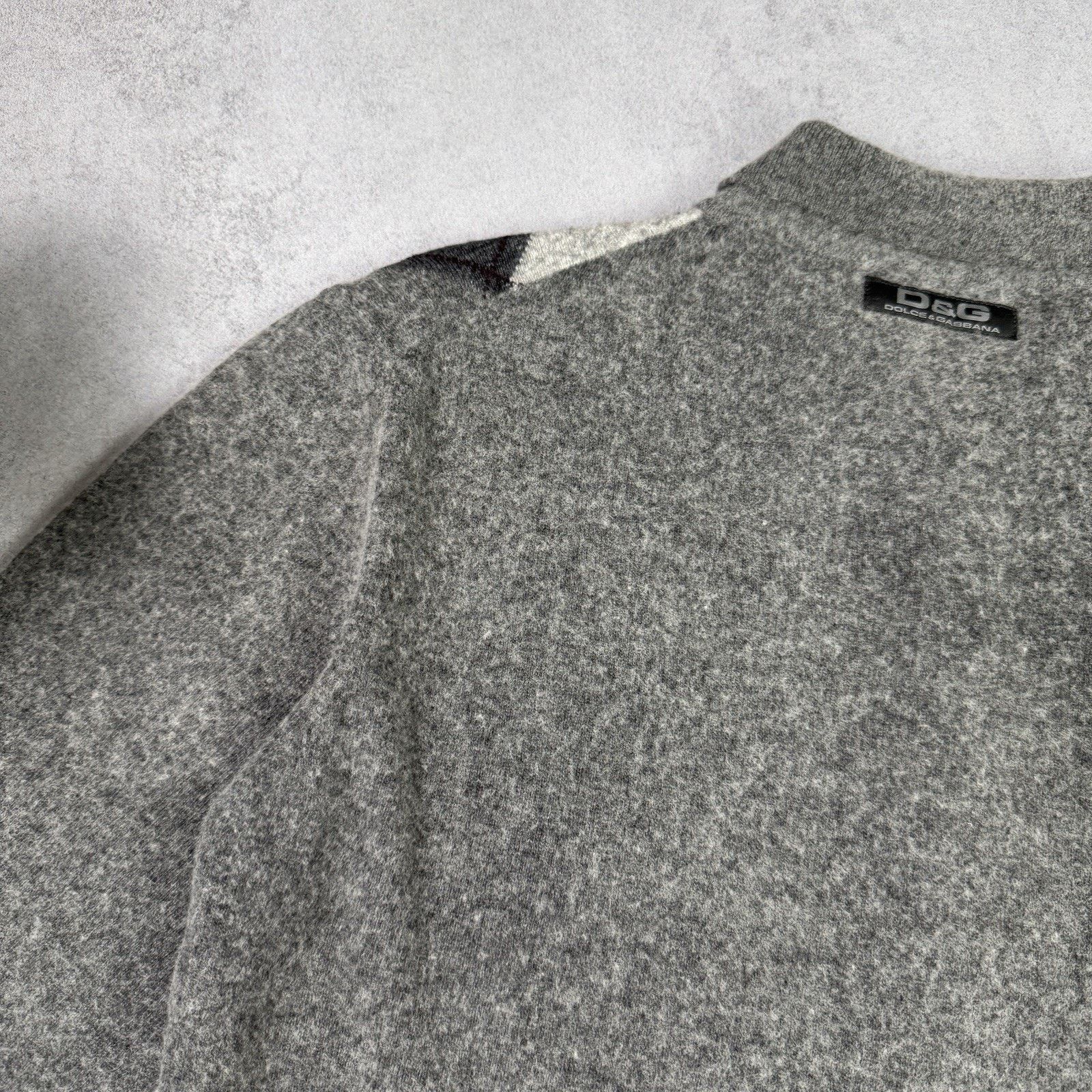 Dolce & Gabbana Dolce Gabbana Men Wool Collared Sweater Pollo Button Size M Size US M / EU 48-50 / 2 - 19 Thumbnail