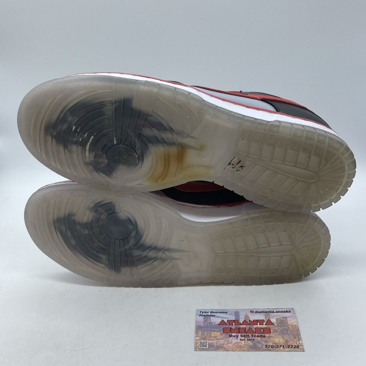 Nike Clark Atlanta university x dunk low panthers Size US 9.5 / EU 42-43 - 7 Thumbnail