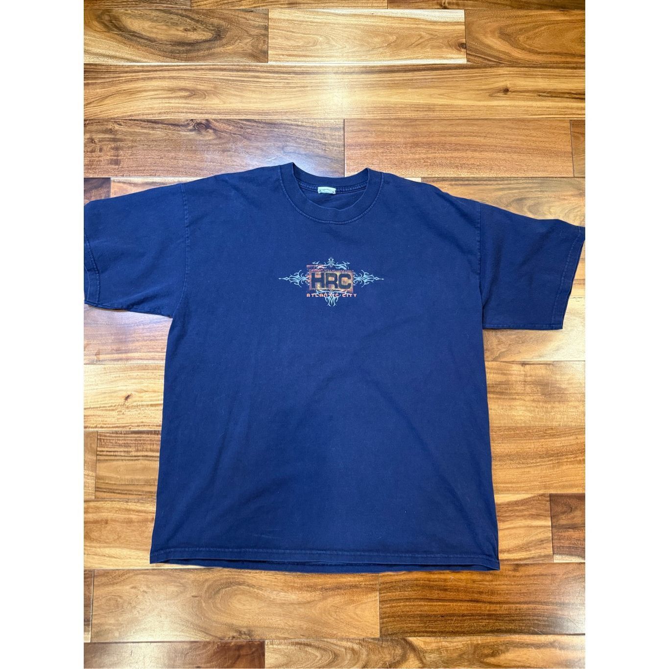 Hard Rock Cafe Size XL Vintage Y2K Atlantic City blue navy Hardrock Cafe Do Size US XL / EU 56 / 4 - 2 Thumbnail