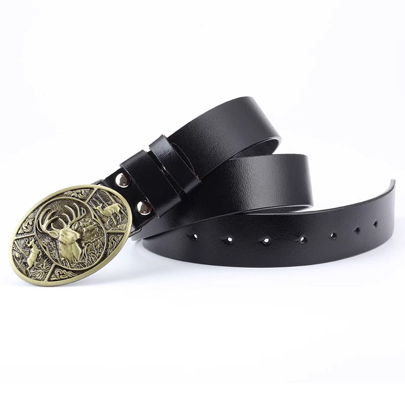 Designer Hip-hop Vintage Belt Riveted Belts Menswear Accessories Size ONE SIZE - 1 Thumbnail